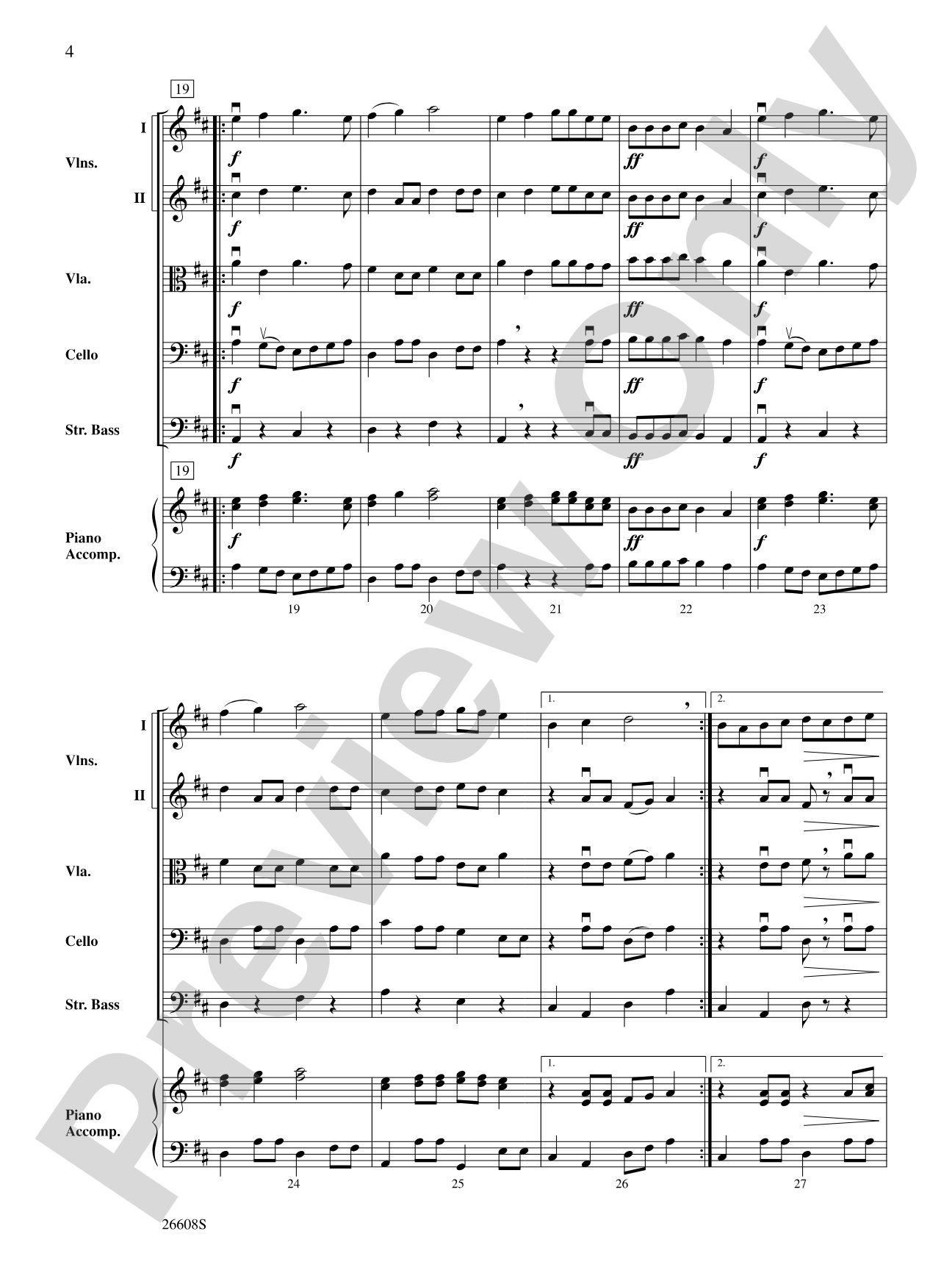 Les Québécois: String Orchestra Conductor Score & Parts