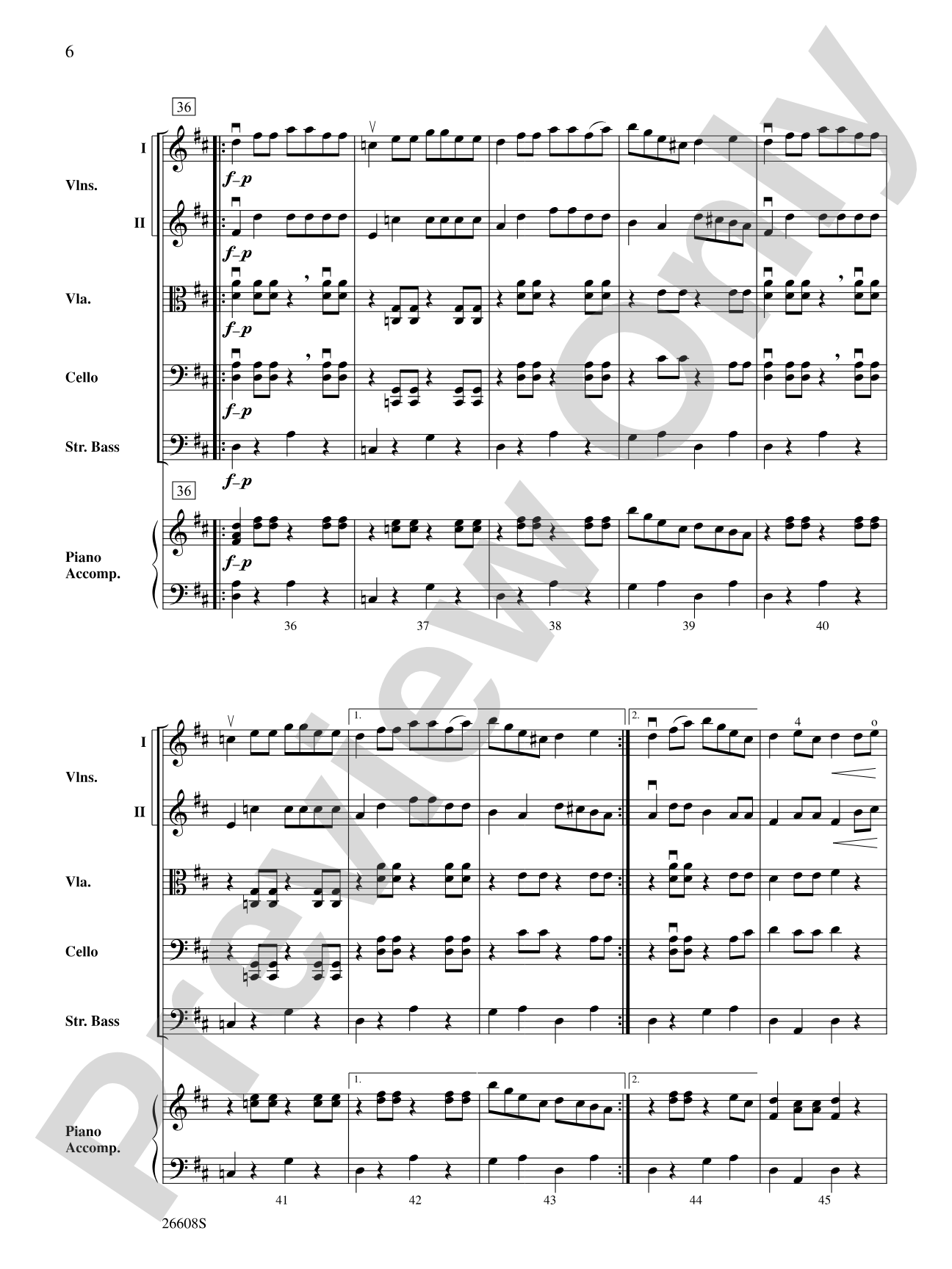 Les Québécois: String Orchestra Conductor Score & Parts