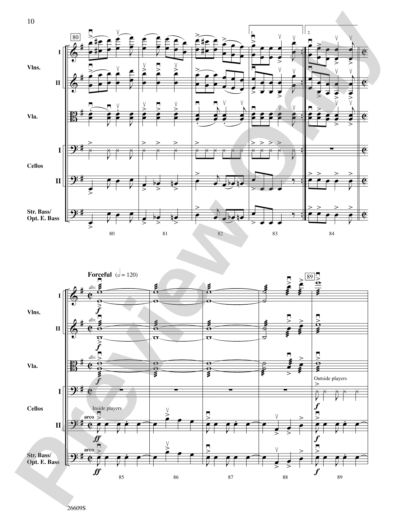 Danny Rocks: String Orchestra Conductor Score & Parts