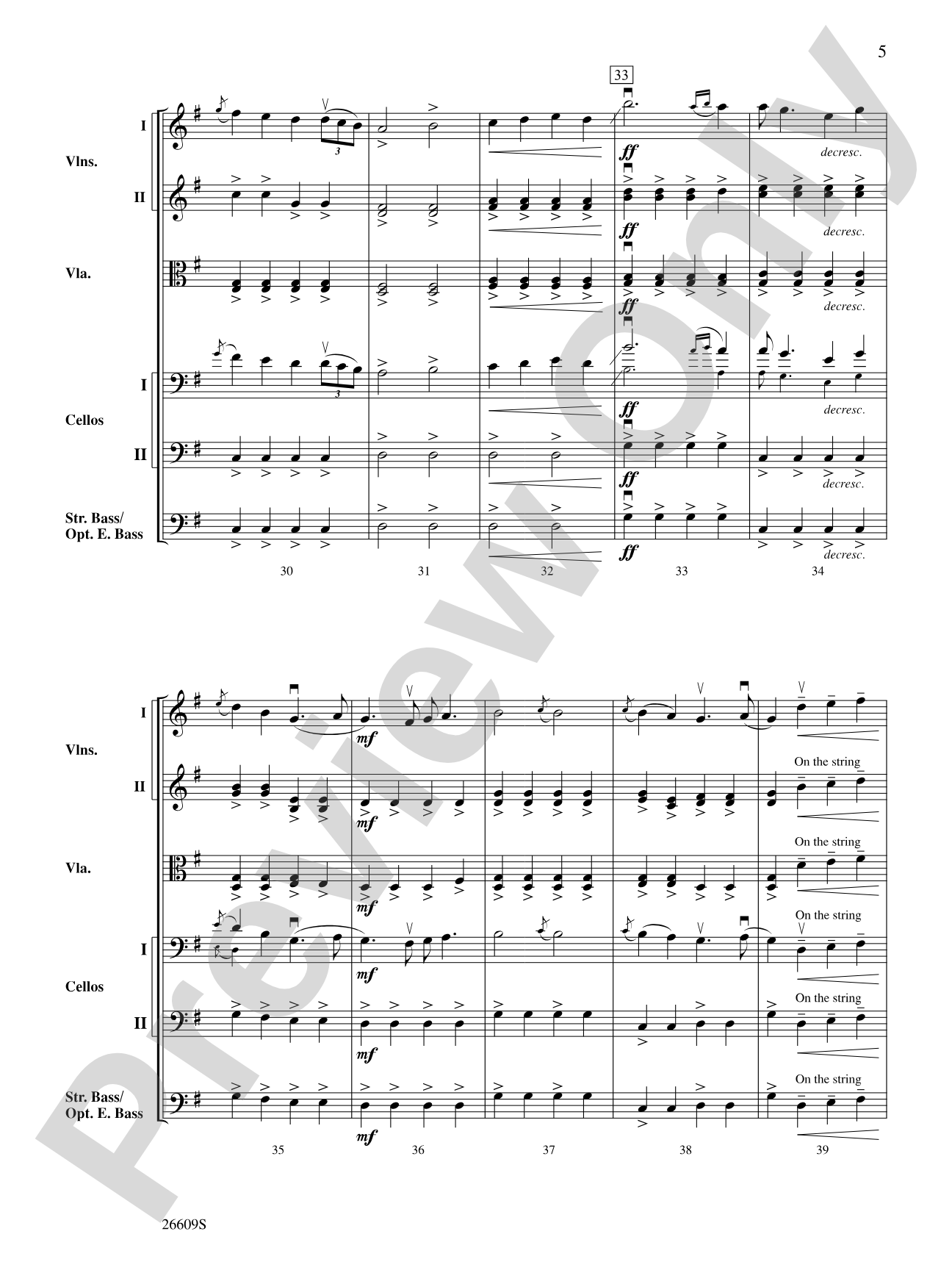 Danny Rocks: String Orchestra Conductor Score & Parts