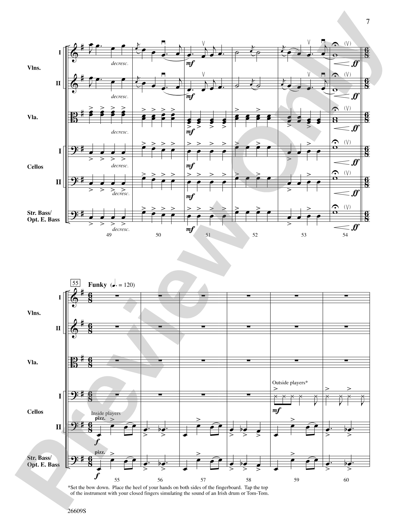 Danny Rocks: String Orchestra Conductor Score & Parts