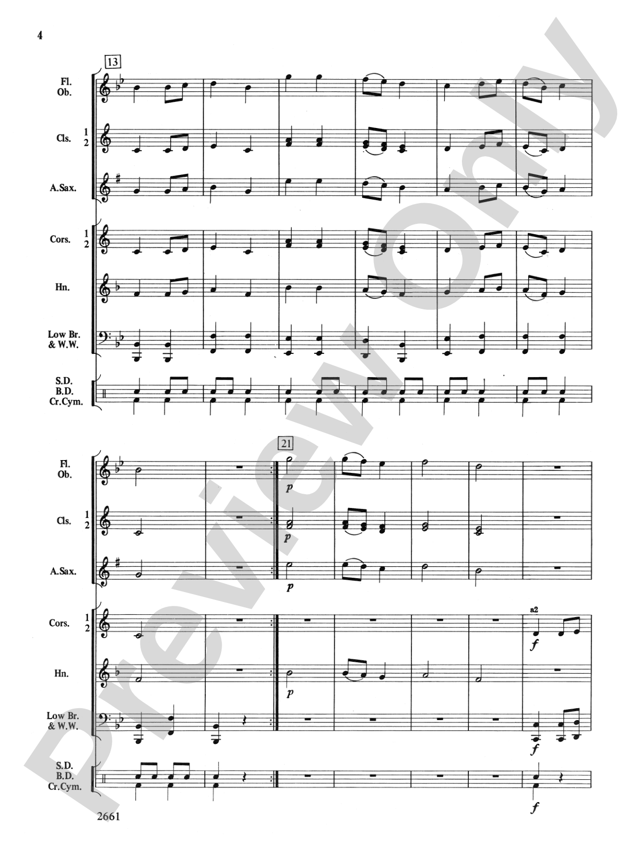Manitoba March: Concert Band Conductor Score & Parts
