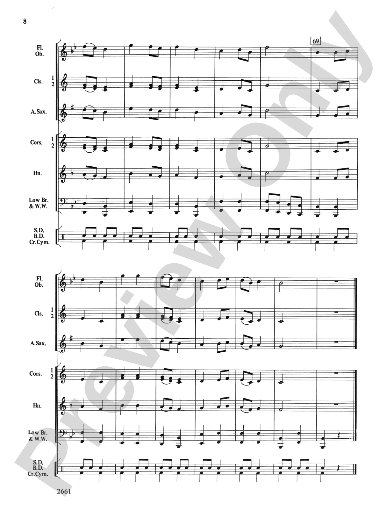 Manitoba March: Concert Band Conductor Score & Parts