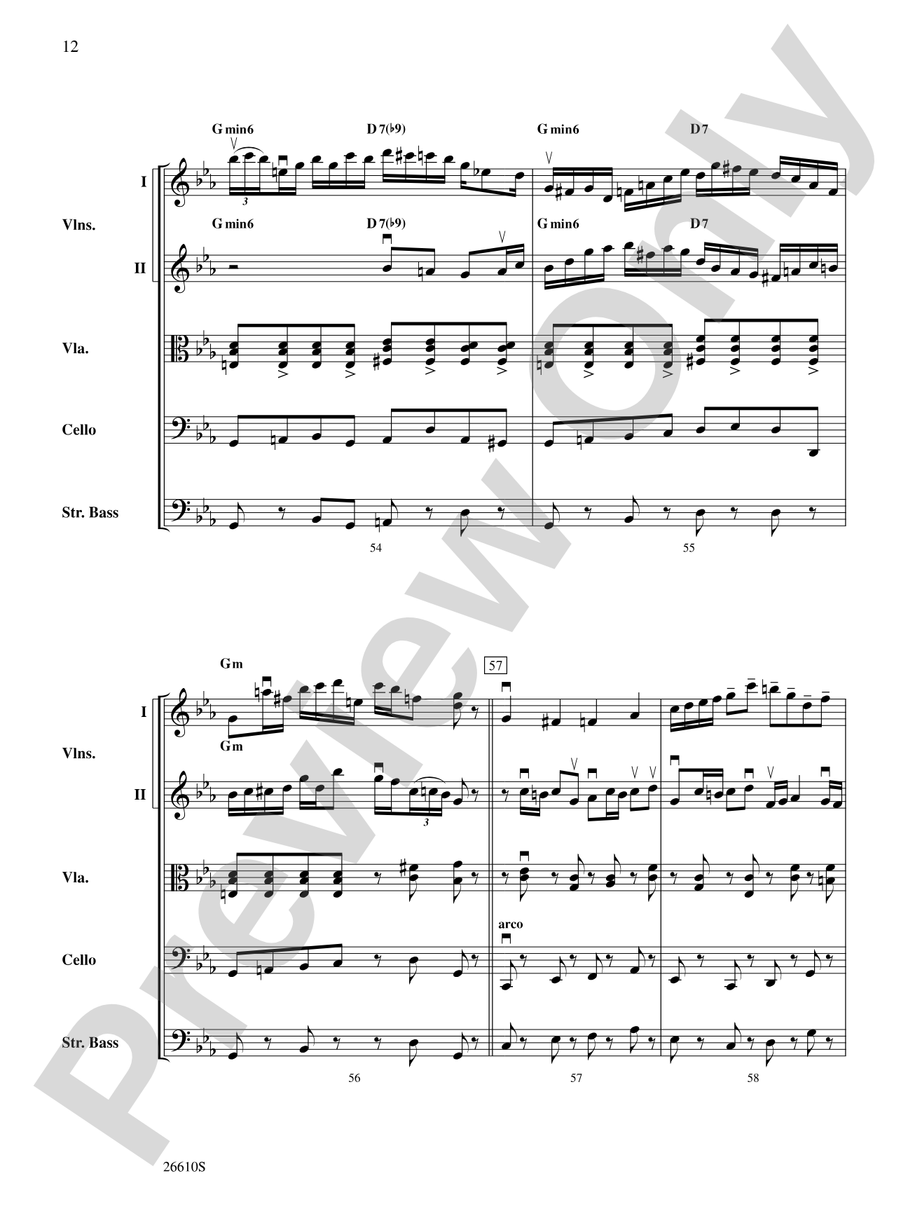 Bach's Lunch: String Orchestra Conductor Score & Parts