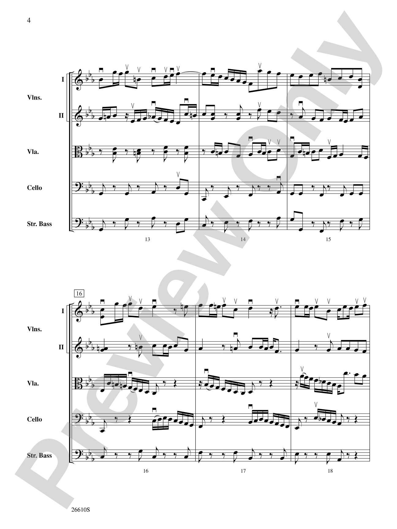 Bach's Lunch: String Orchestra Conductor Score & Parts