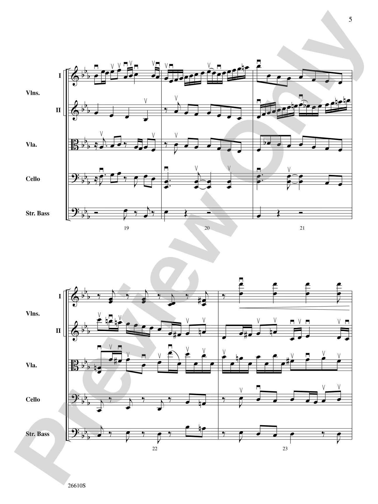 Bach's Lunch: String Orchestra Conductor Score & Parts
