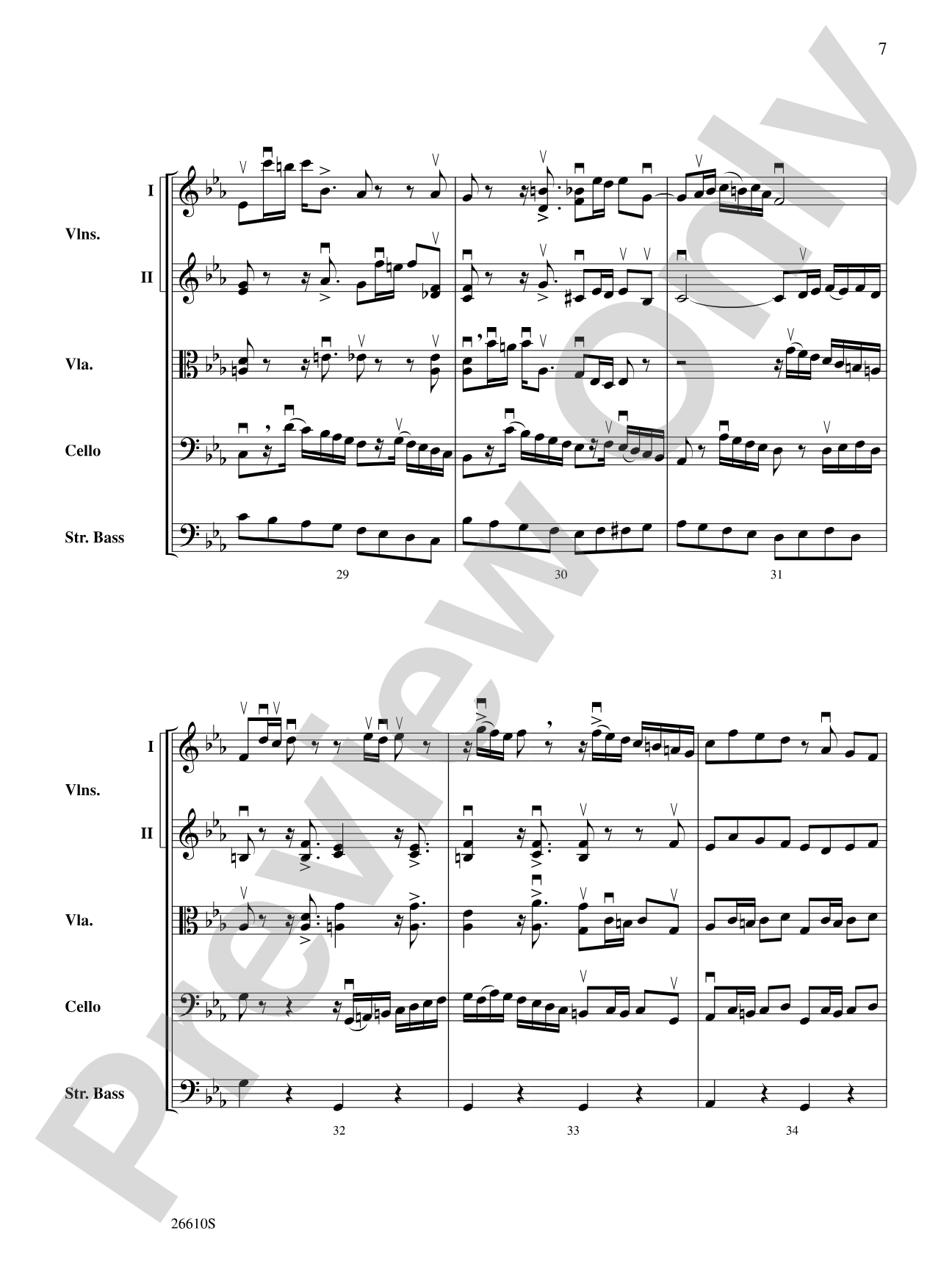 Bach's Lunch: String Orchestra Conductor Score & Parts
