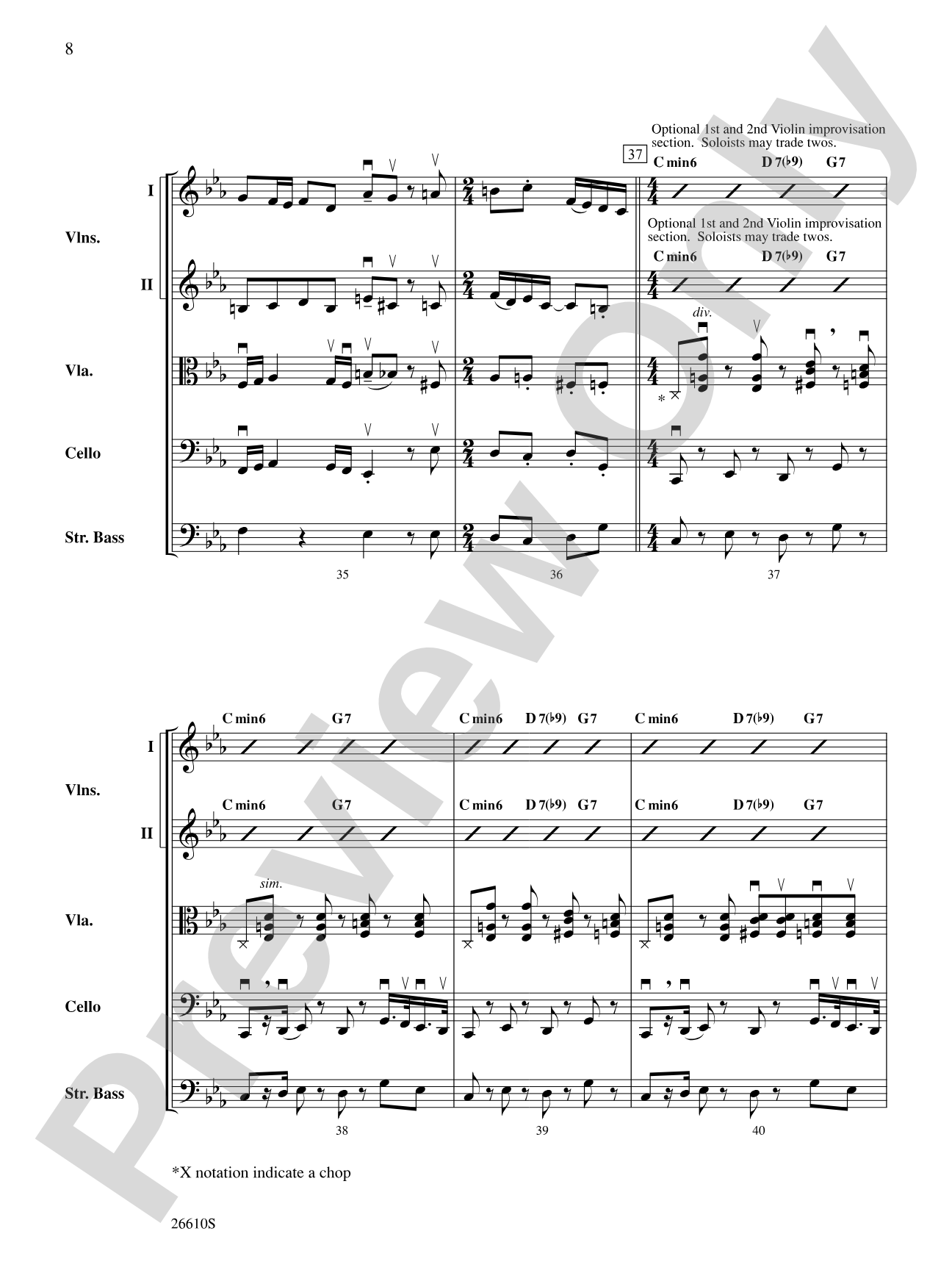Bach's Lunch: String Orchestra Conductor Score & Parts