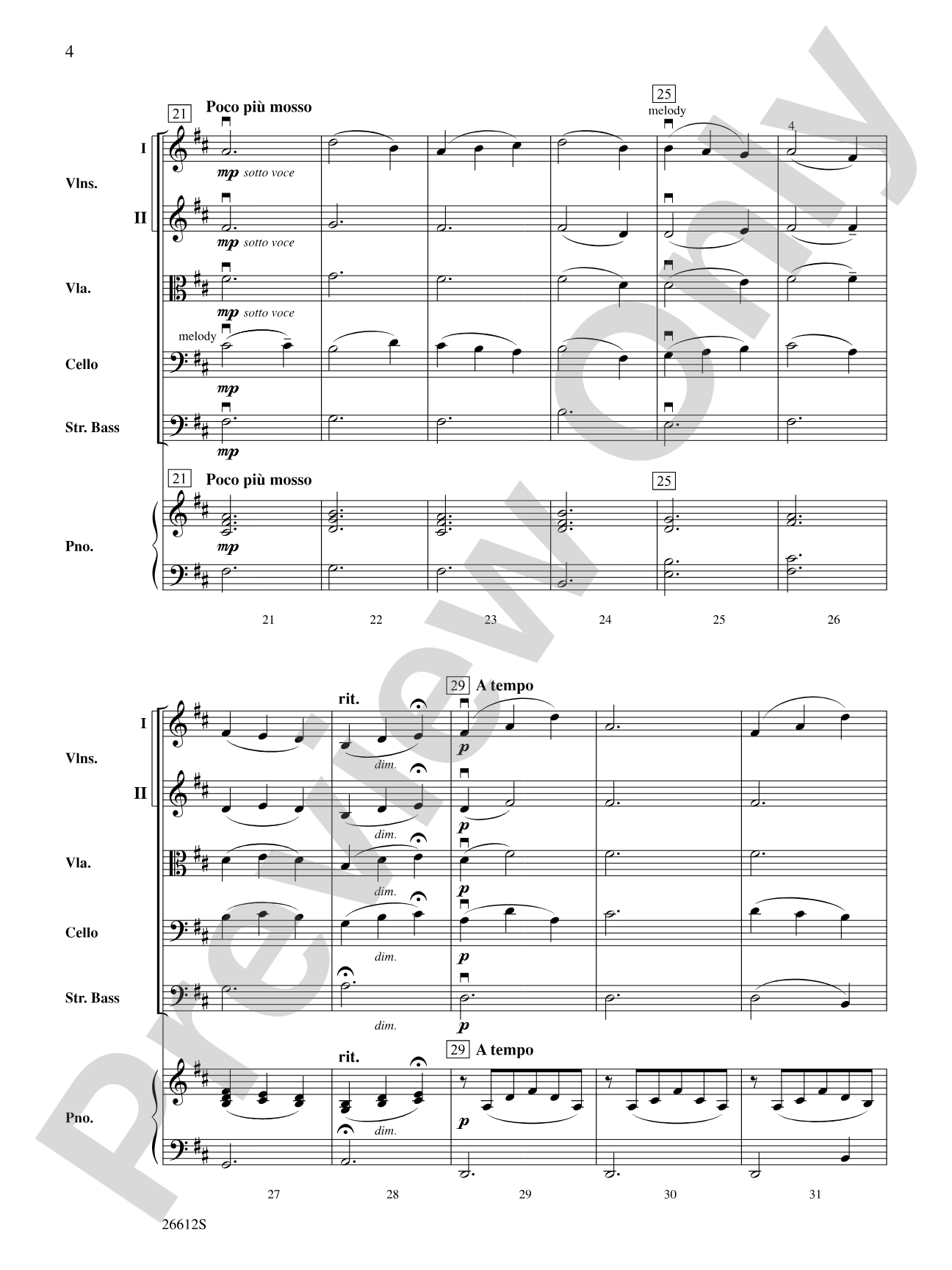 Lullaby for Nicholas: String Orchestra Conductor Score & Parts