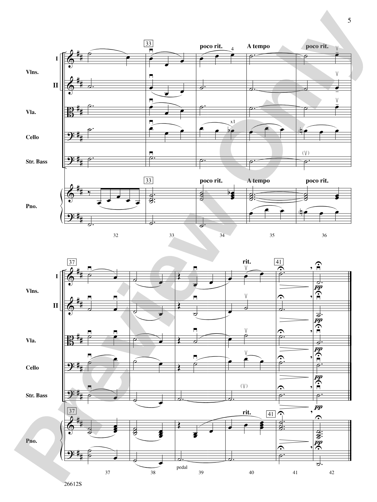 Lullaby for Nicholas: String Orchestra Conductor Score & Parts