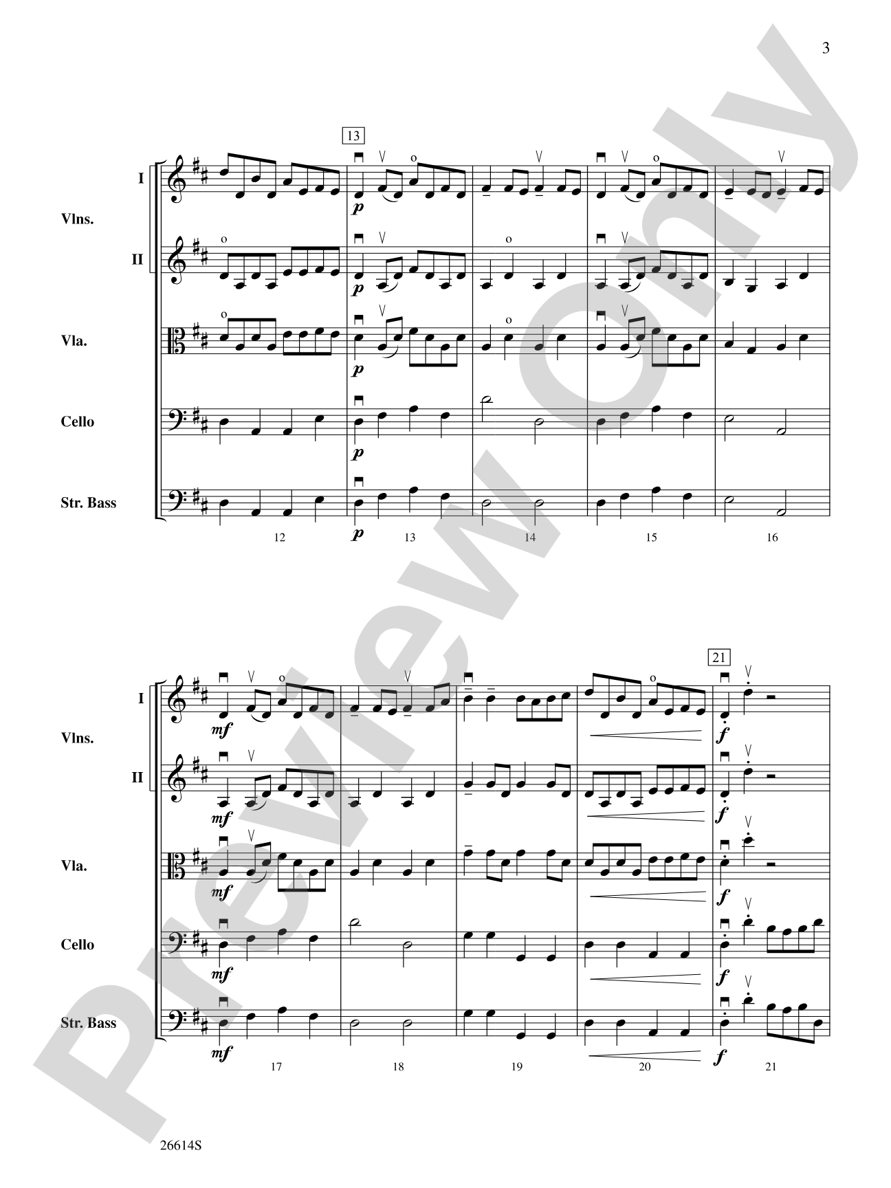 Crossings: String Orchestra Conductor Score & Parts