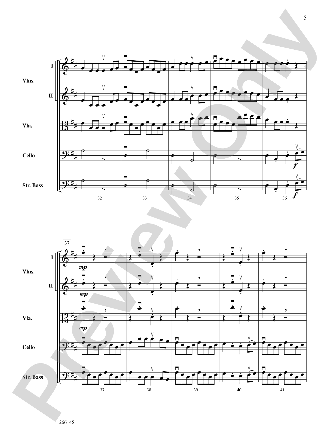 Crossings: String Orchestra Conductor Score & Parts