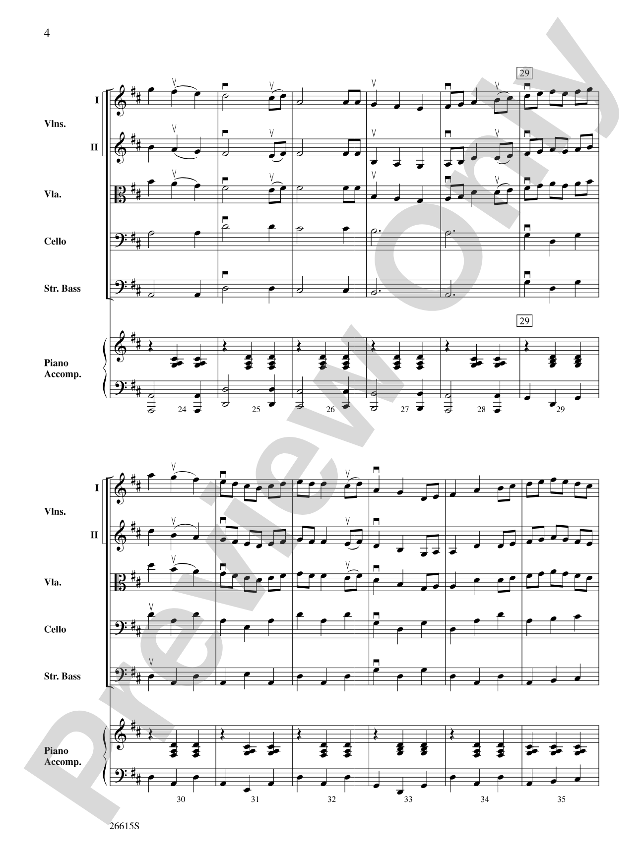 Alison's Waltz: String Orchestra Conductor Score & Parts