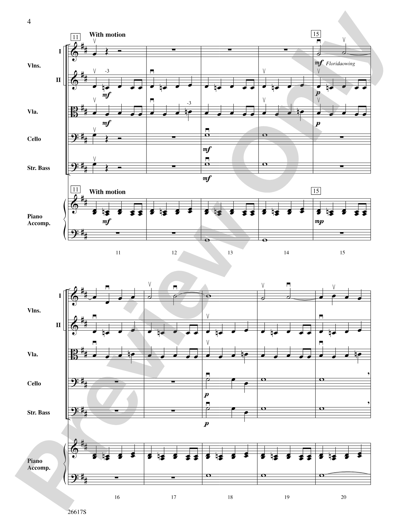 Apollo Fanfare: String Orchestra Conductor Score & Parts