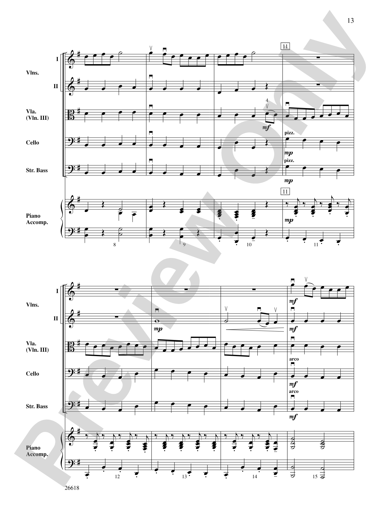 Irish Suite: String Orchestra Conductor Score & Parts