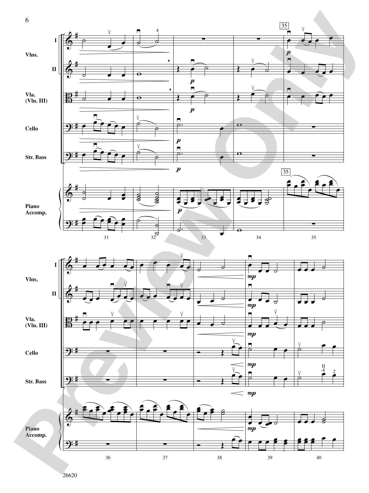 An African-American Air: String Orchestra Conductor Score & Parts