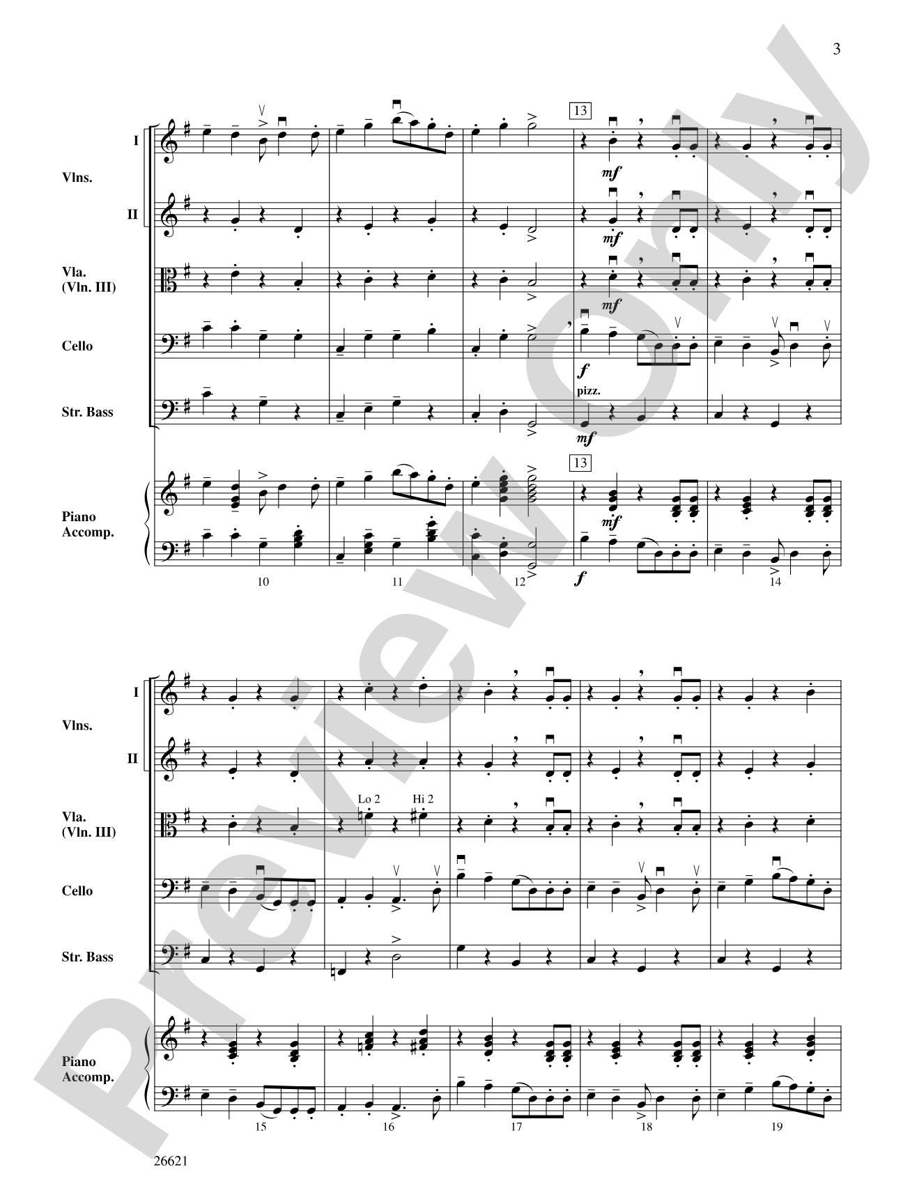 Cowboy Cactus Dance: String Orchestra Conductor Score & Parts