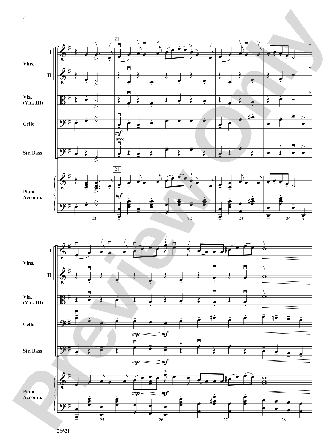 Cowboy Cactus Dance: String Orchestra Conductor Score & Parts