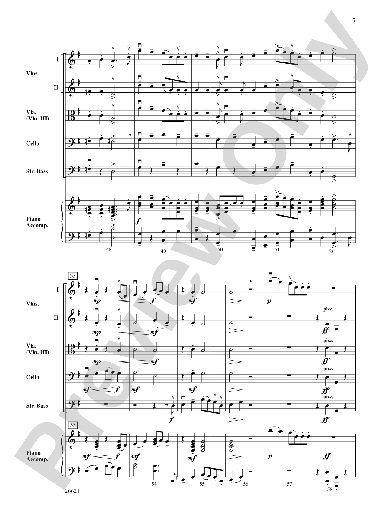 Cowboy Cactus Dance: String Orchestra Conductor Score & Parts