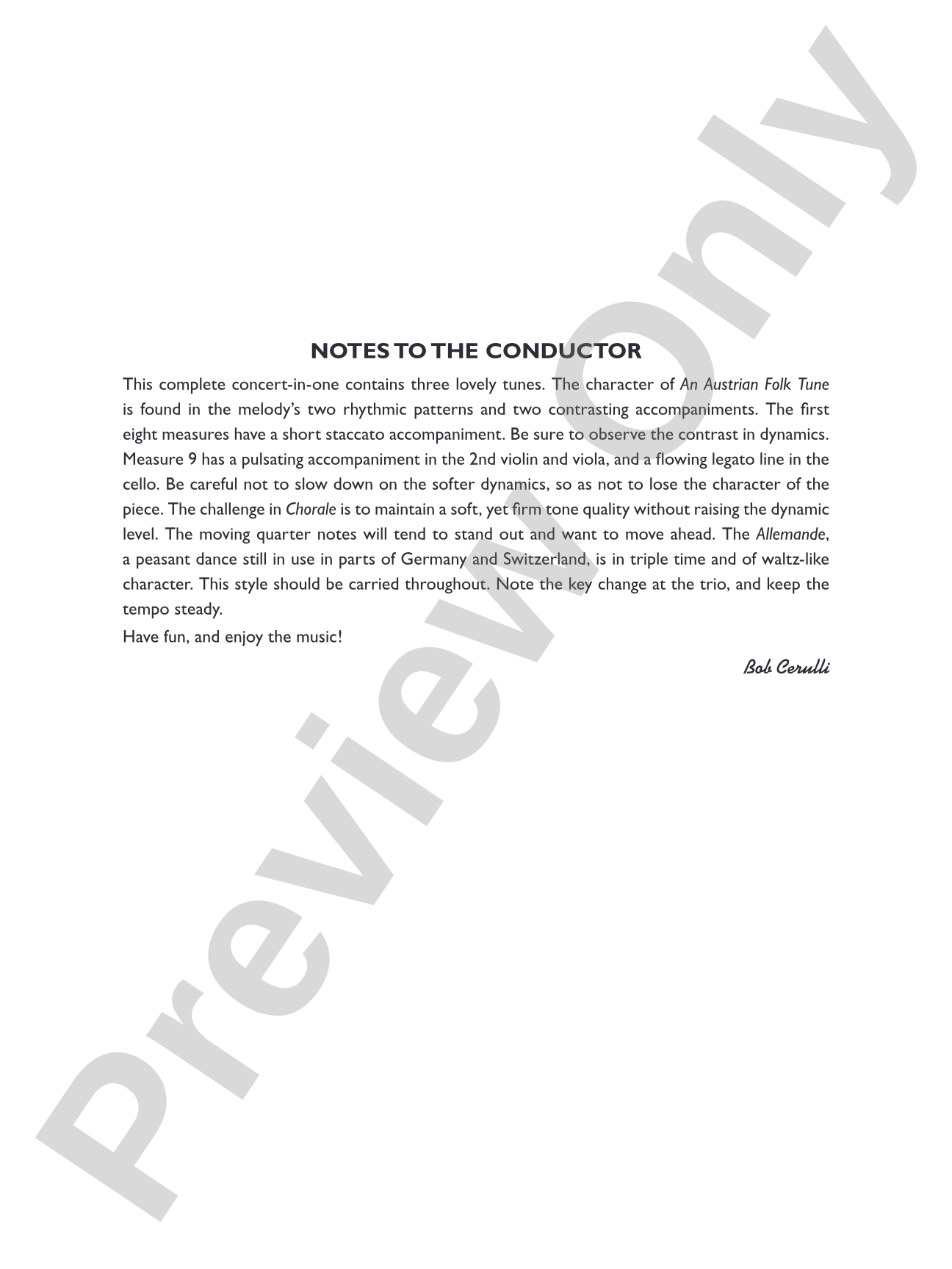 Belwin Beginning String Orchestra Kit #3: String Orchestra Conductor Score & Parts