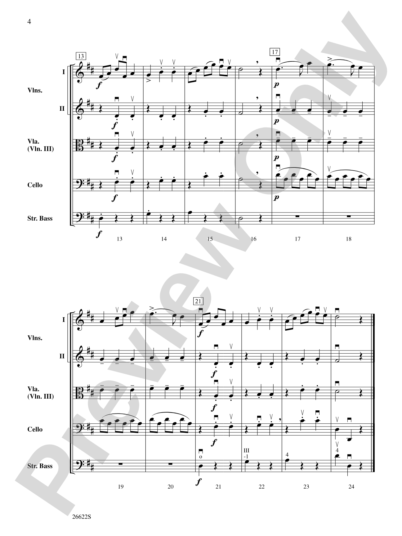 Belwin Beginning String Orchestra Kit #3: String Orchestra Conductor Score & Parts