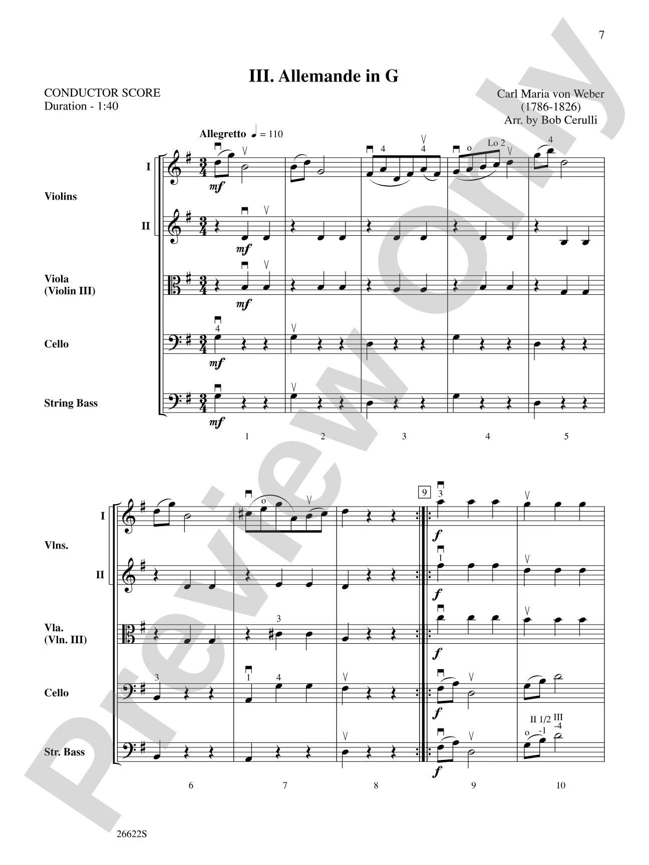 Belwin Beginning String Orchestra Kit #3: String Orchestra Conductor Score & Parts