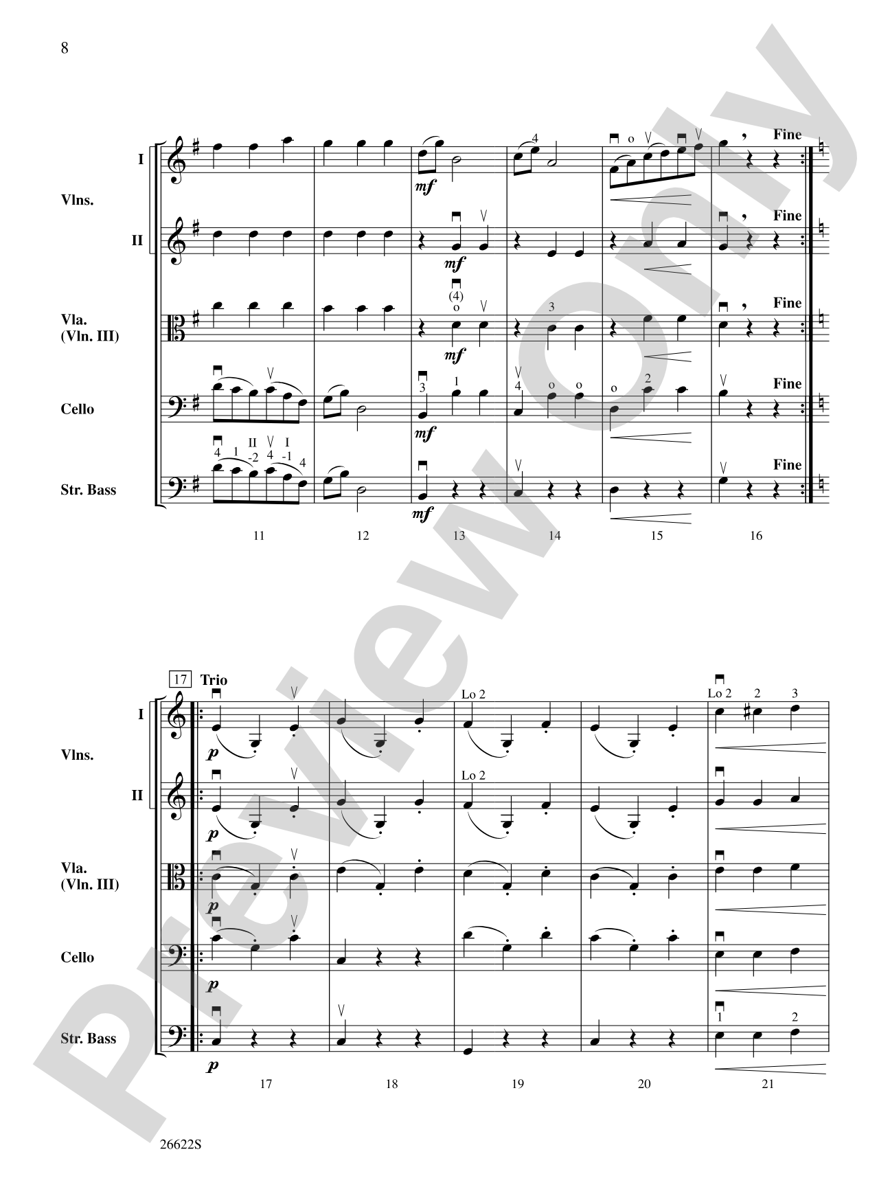 Belwin Beginning String Orchestra Kit #3: String Orchestra Conductor Score & Parts
