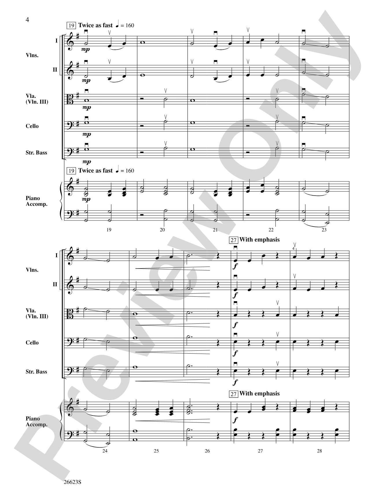Chinese String Fantasy: String Orchestra Conductor Score & Parts