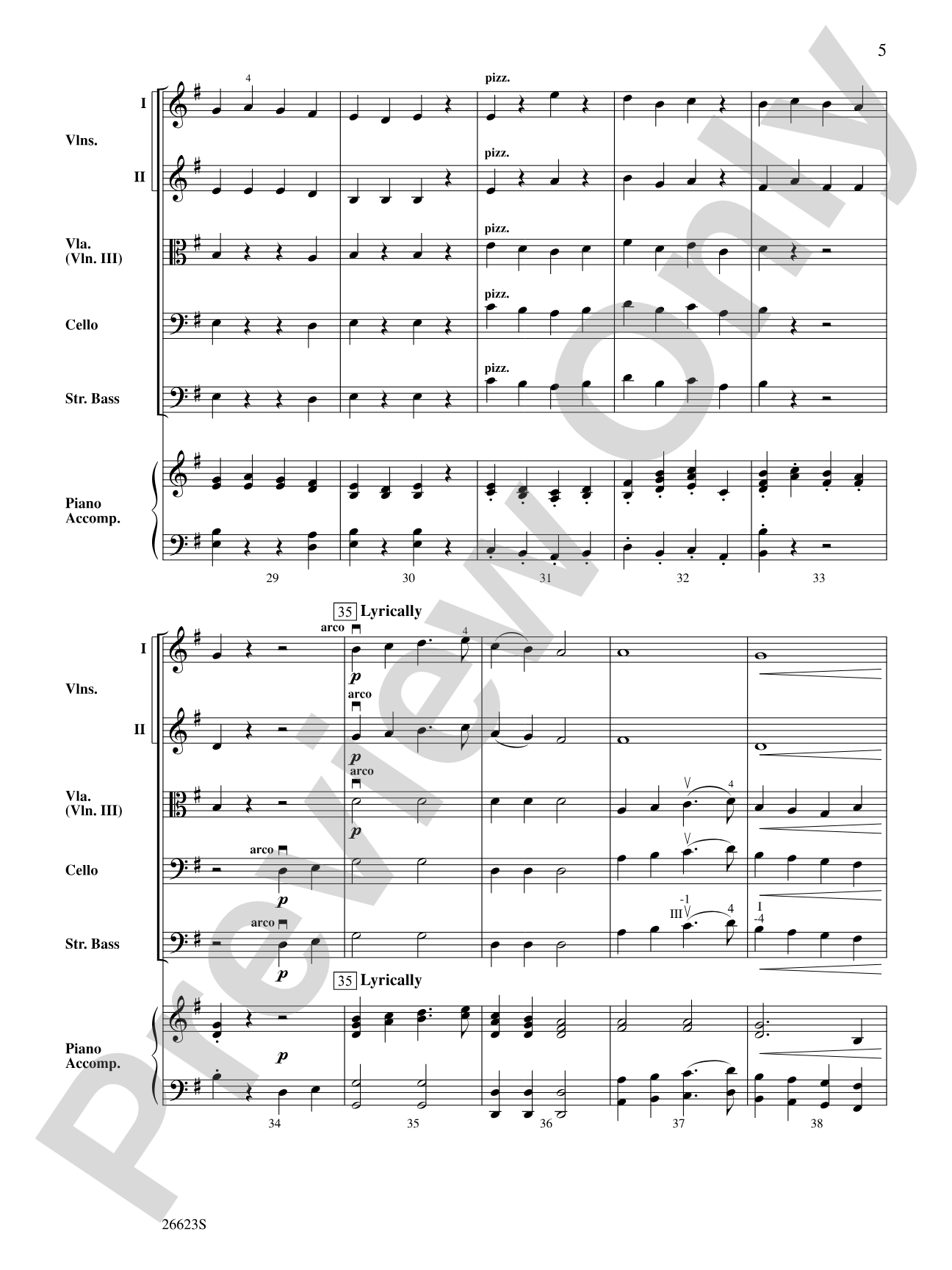 Chinese String Fantasy: String Orchestra Conductor Score & Parts