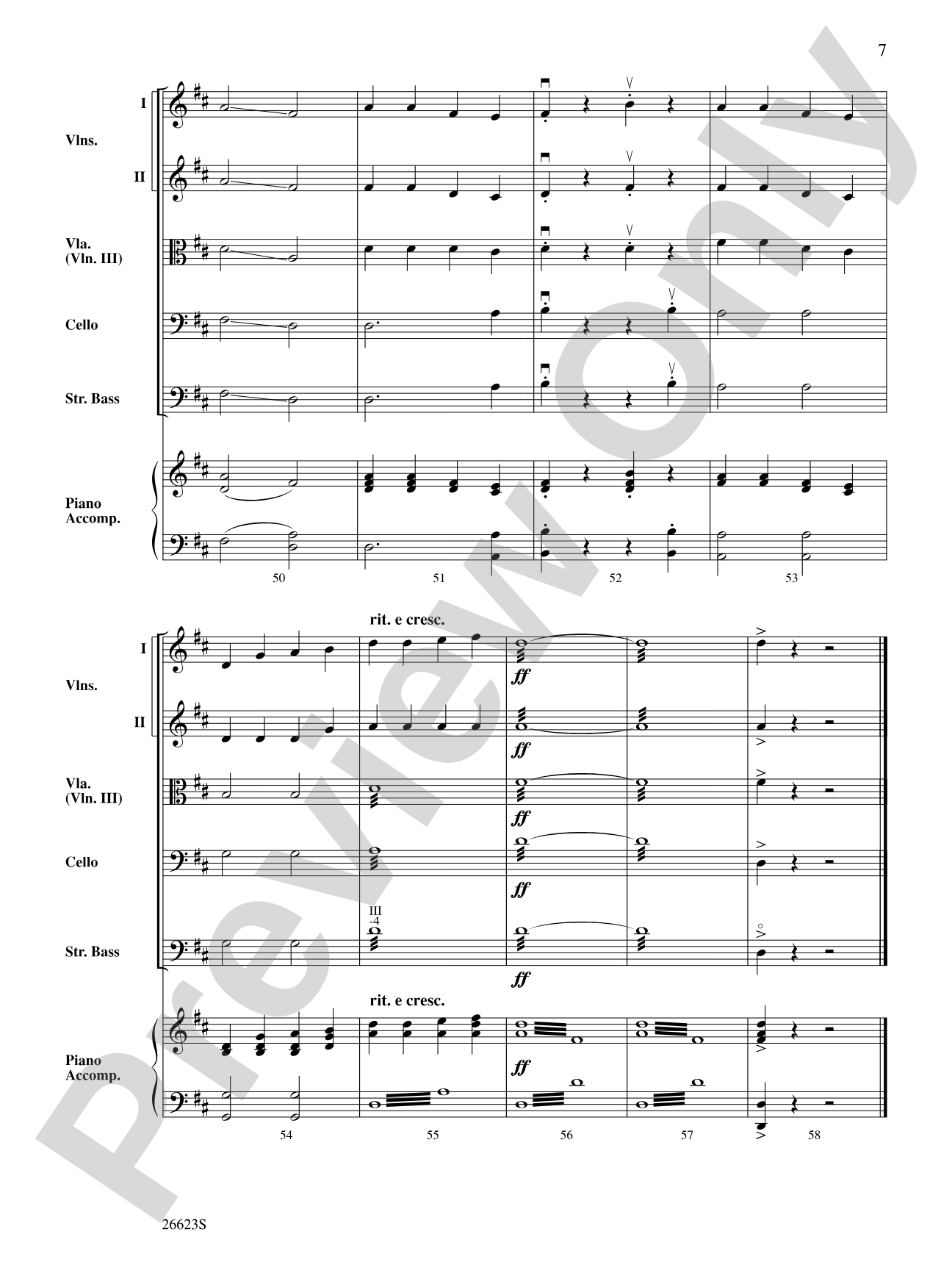 Chinese String Fantasy: String Orchestra Conductor Score & Parts