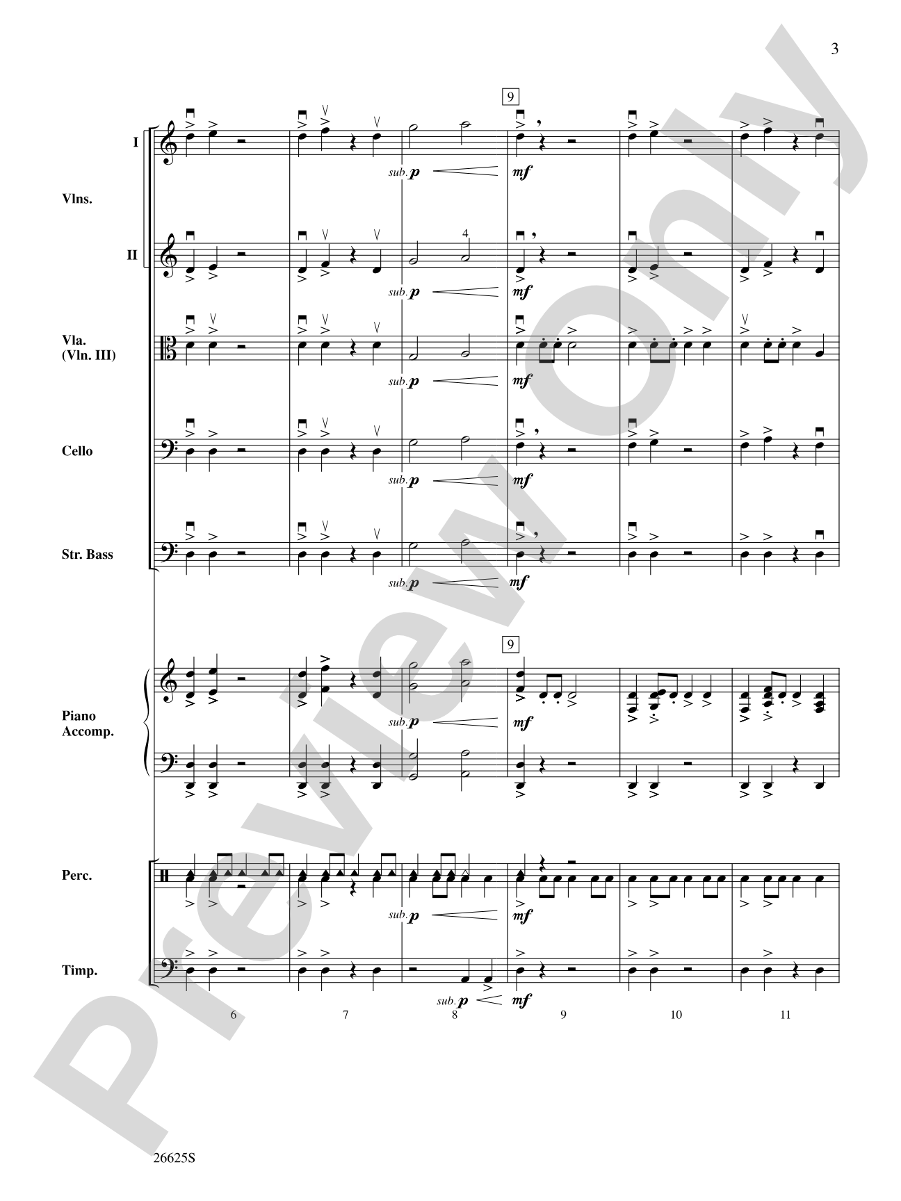 G-Force Five!: String Orchestra Conductor Score & Parts