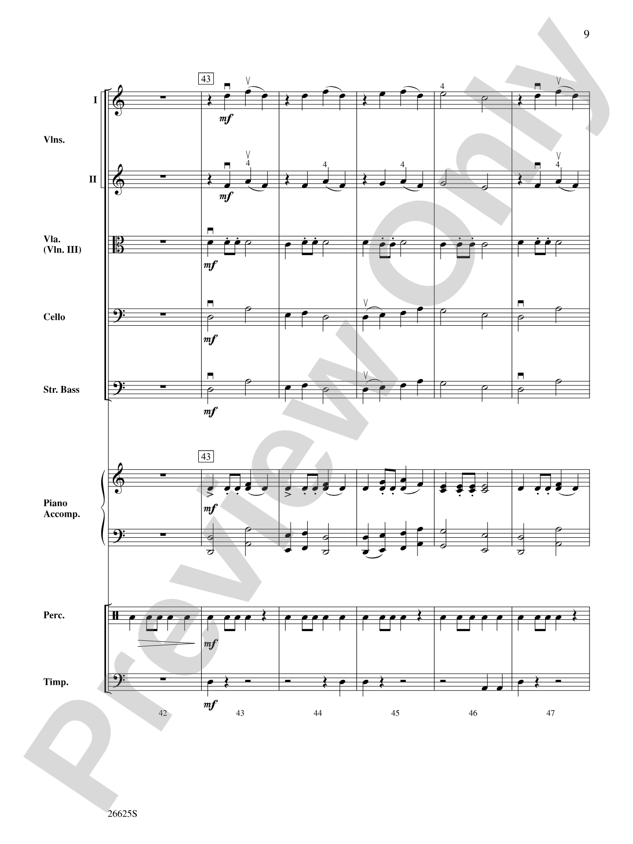G-Force Five!: String Orchestra Conductor Score & Parts