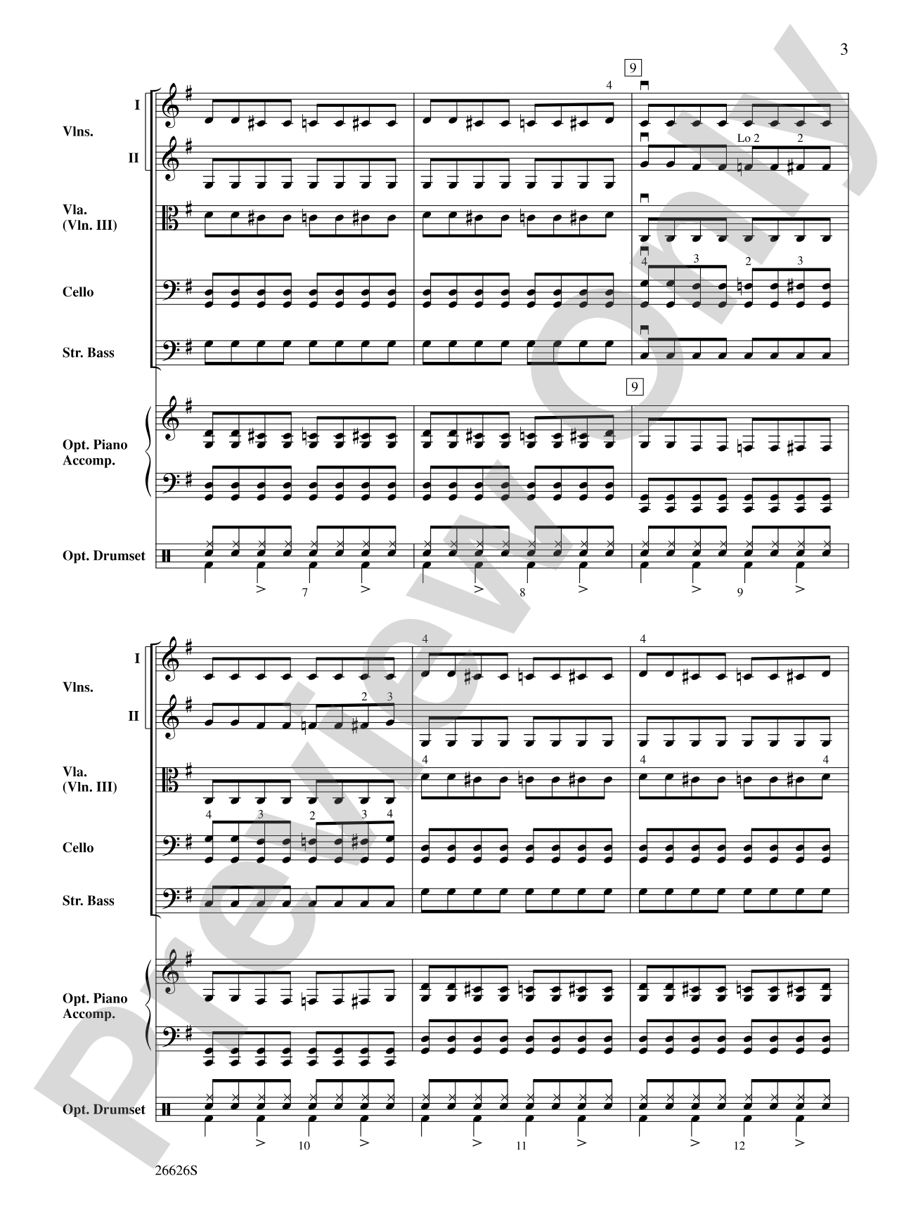 Batman Theme: String Orchestra Conductor Score & Parts