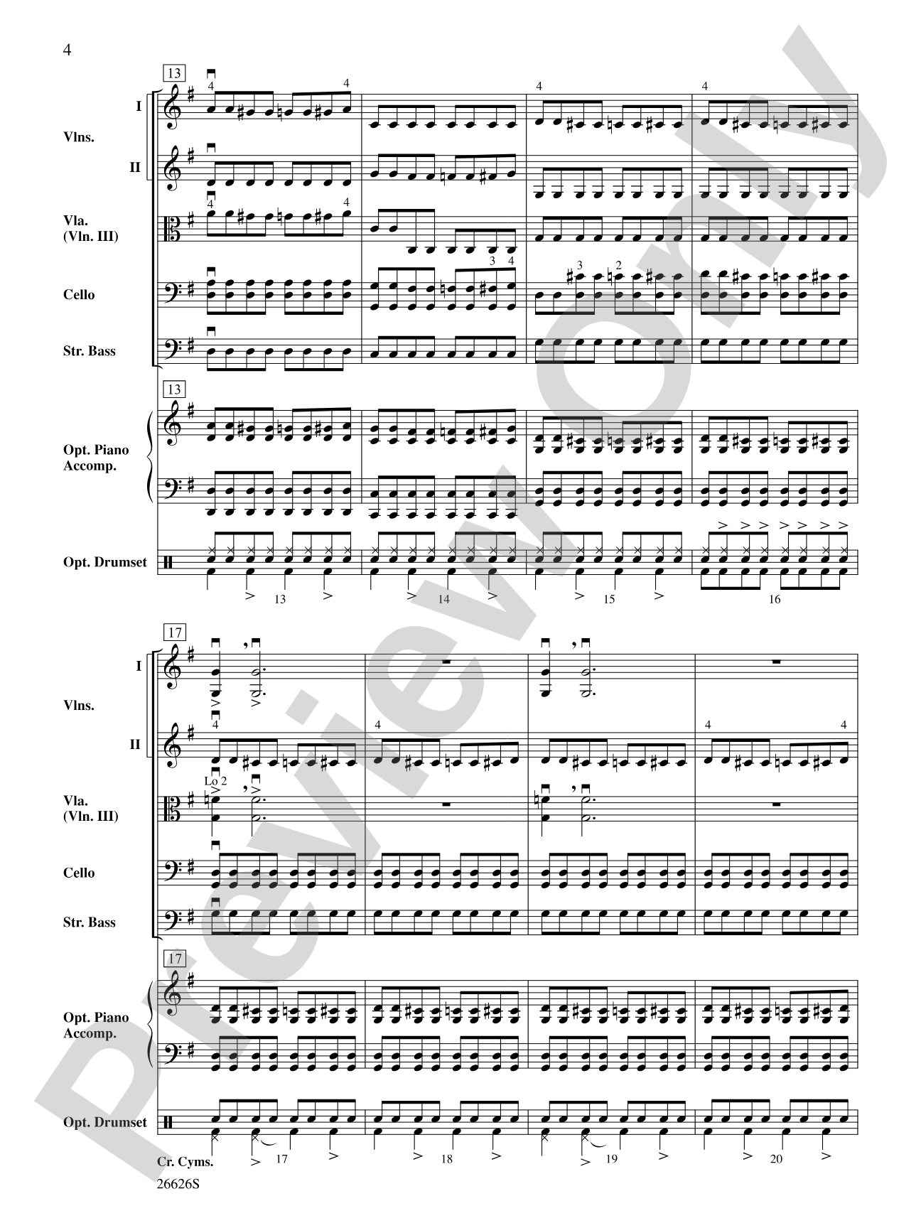 Batman Theme: String Orchestra Conductor Score & Parts