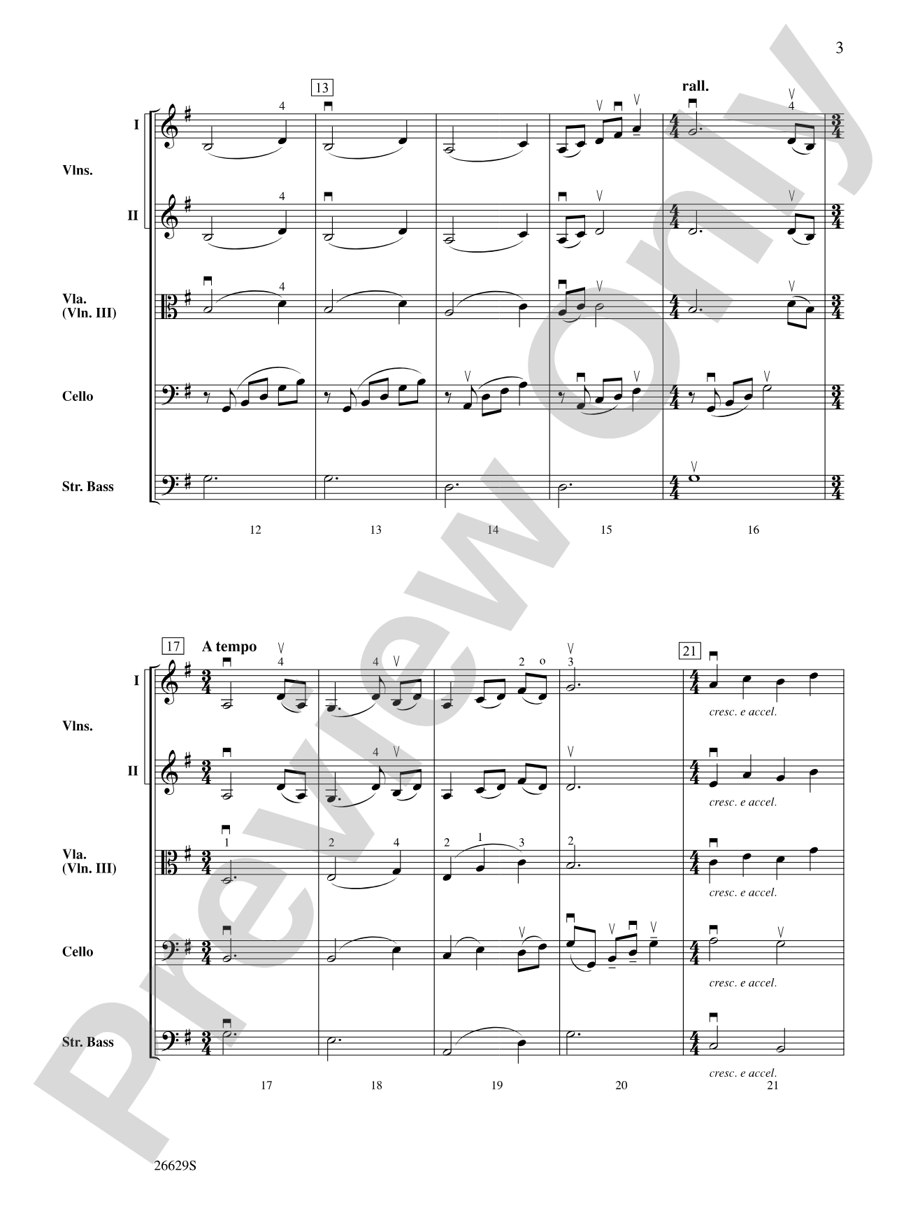 Platoon Swims (from Flags of Our Fathers): String Orchestra Conductor Score & Parts