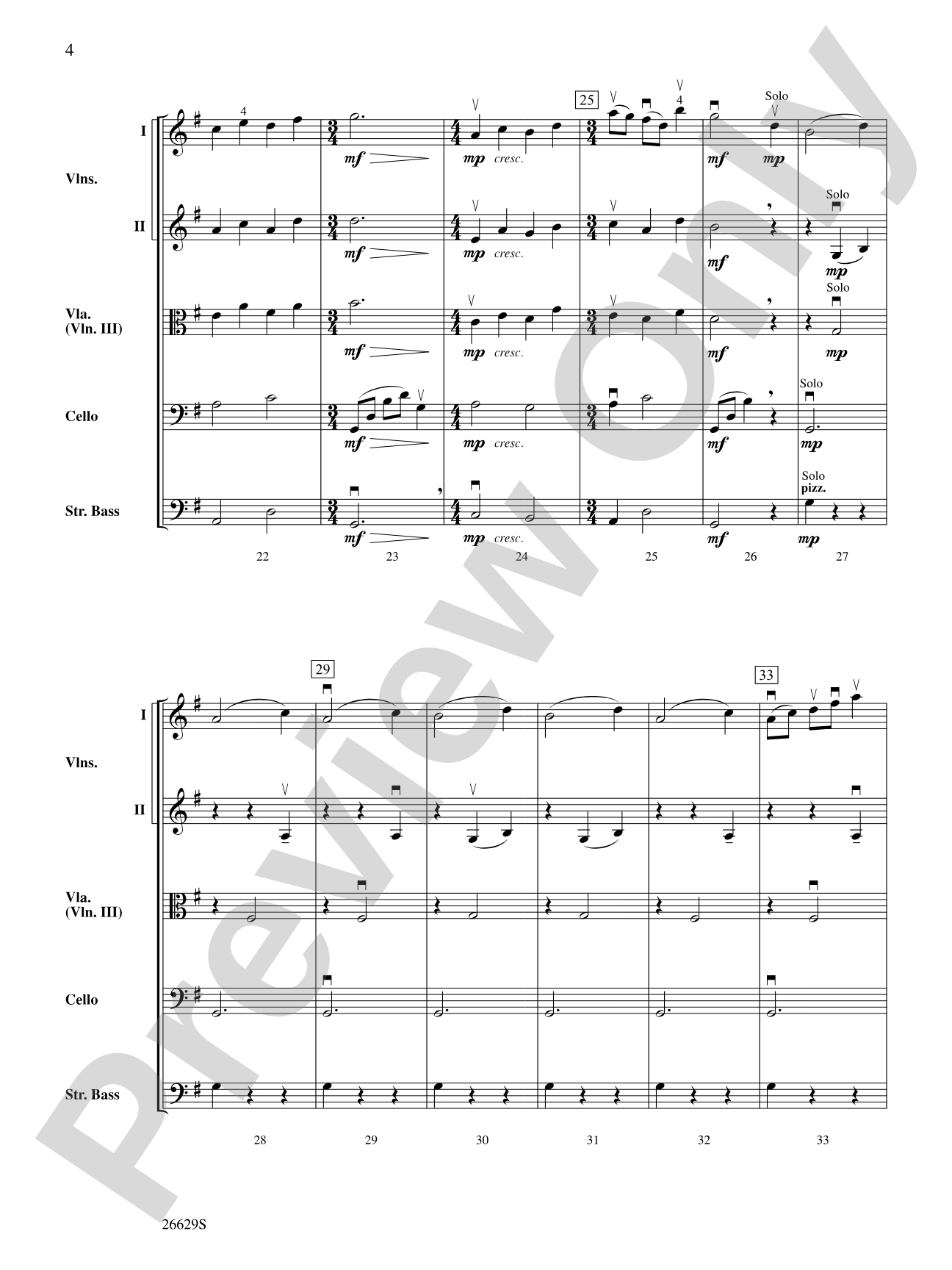 Platoon Swims (from Flags of Our Fathers): String Orchestra Conductor Score & Parts