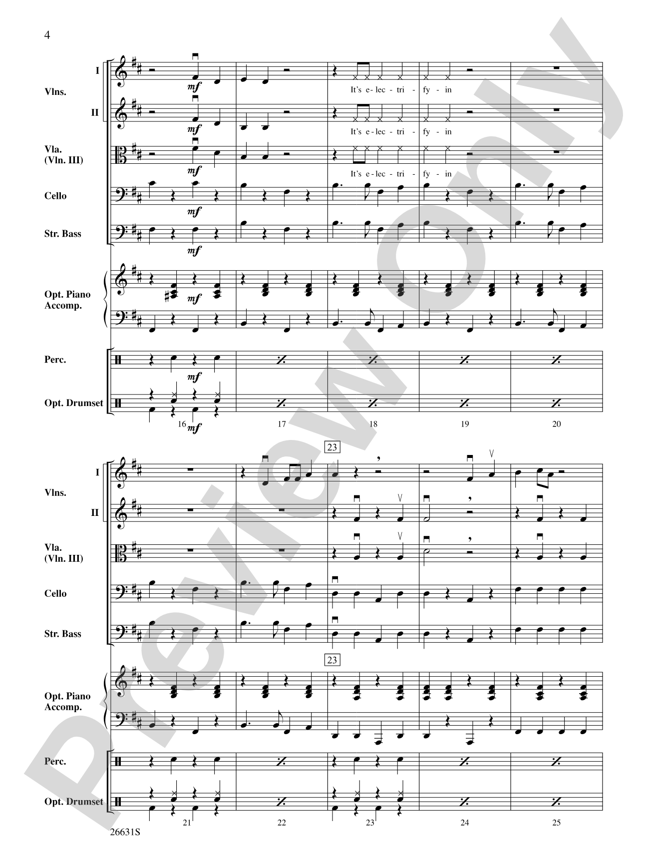 You're the One That I Want (from Grease): String Orchestra Conductor Score & Parts