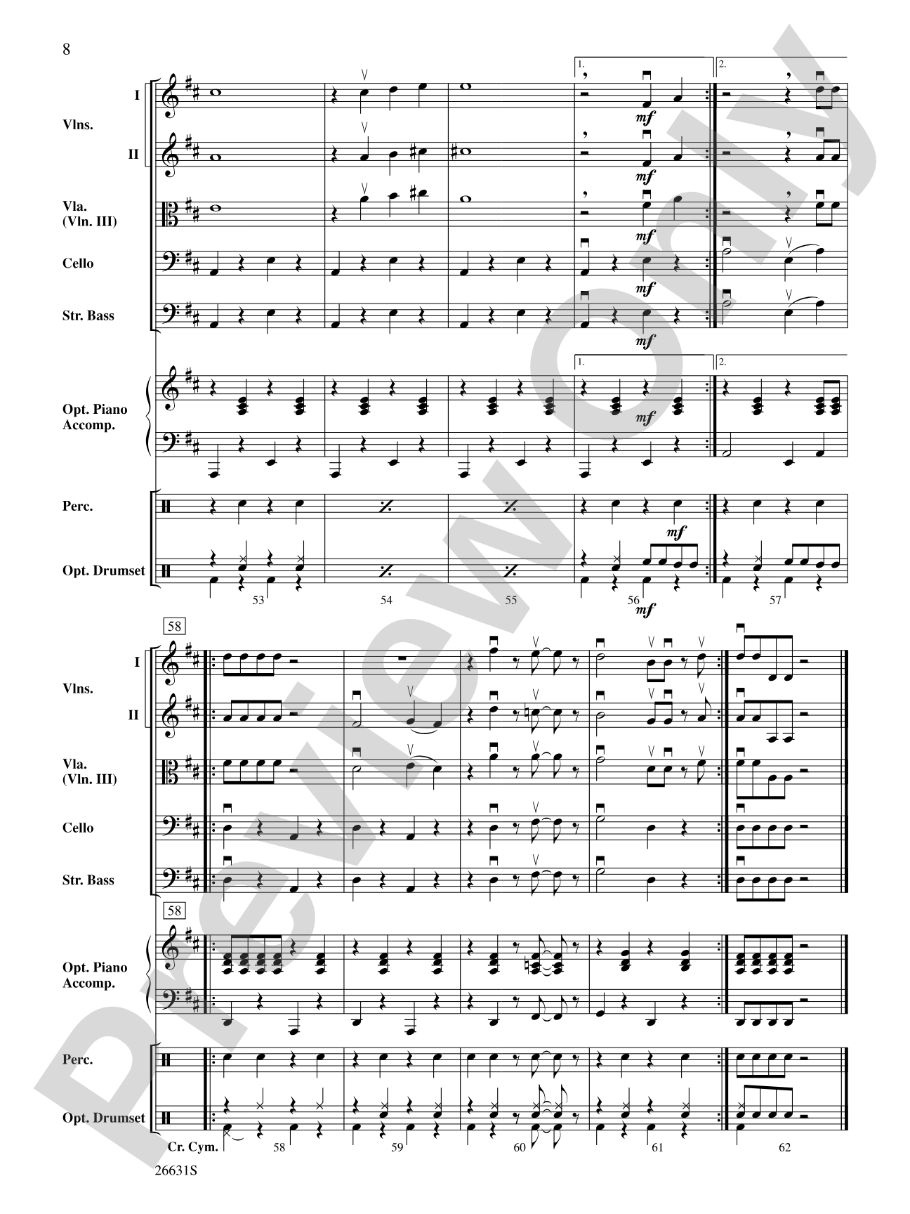You're the One That I Want (from Grease): String Orchestra Conductor Score & Parts