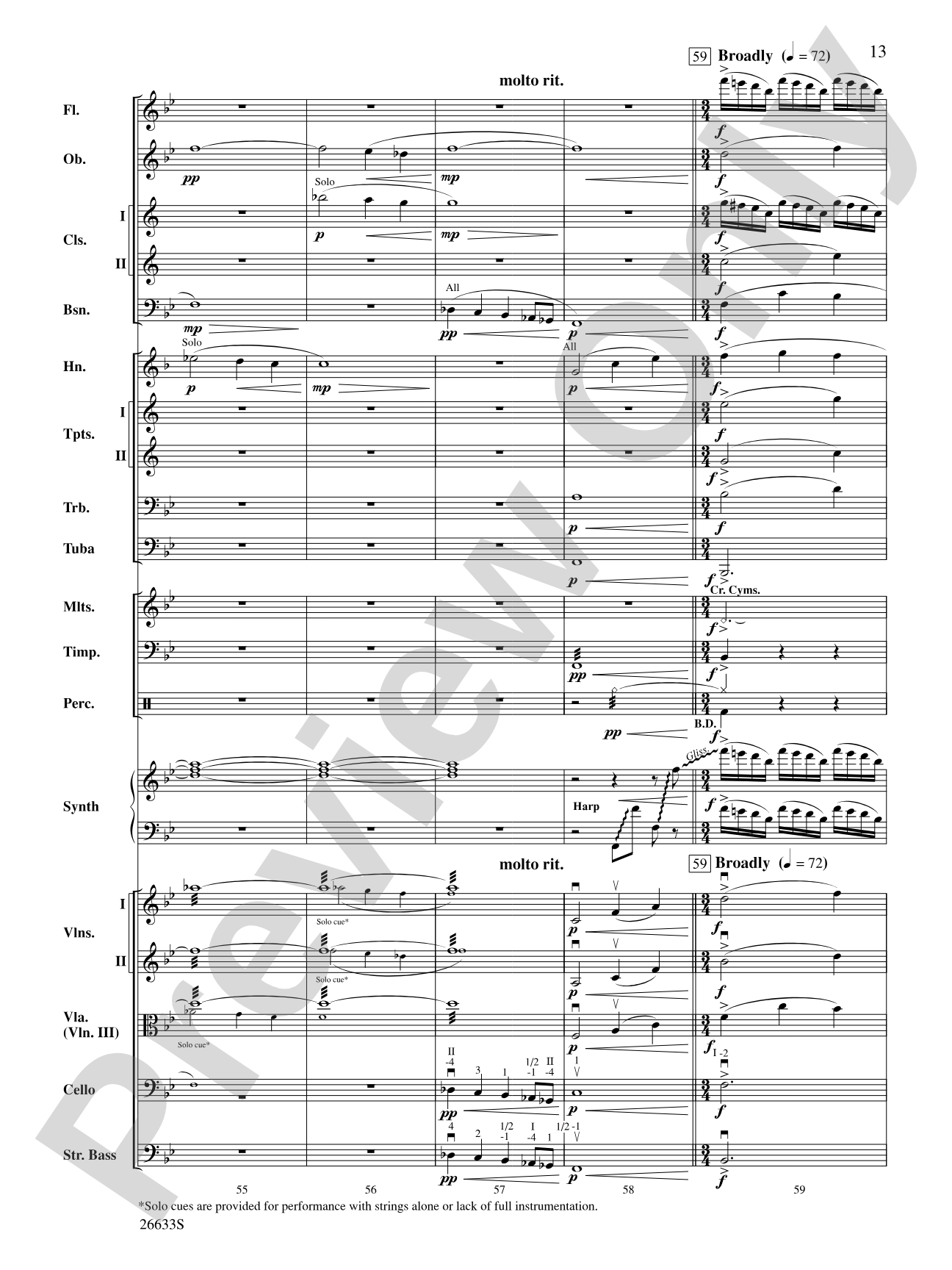 Shannon Falls: Full Orchestra Conductor Score & Parts