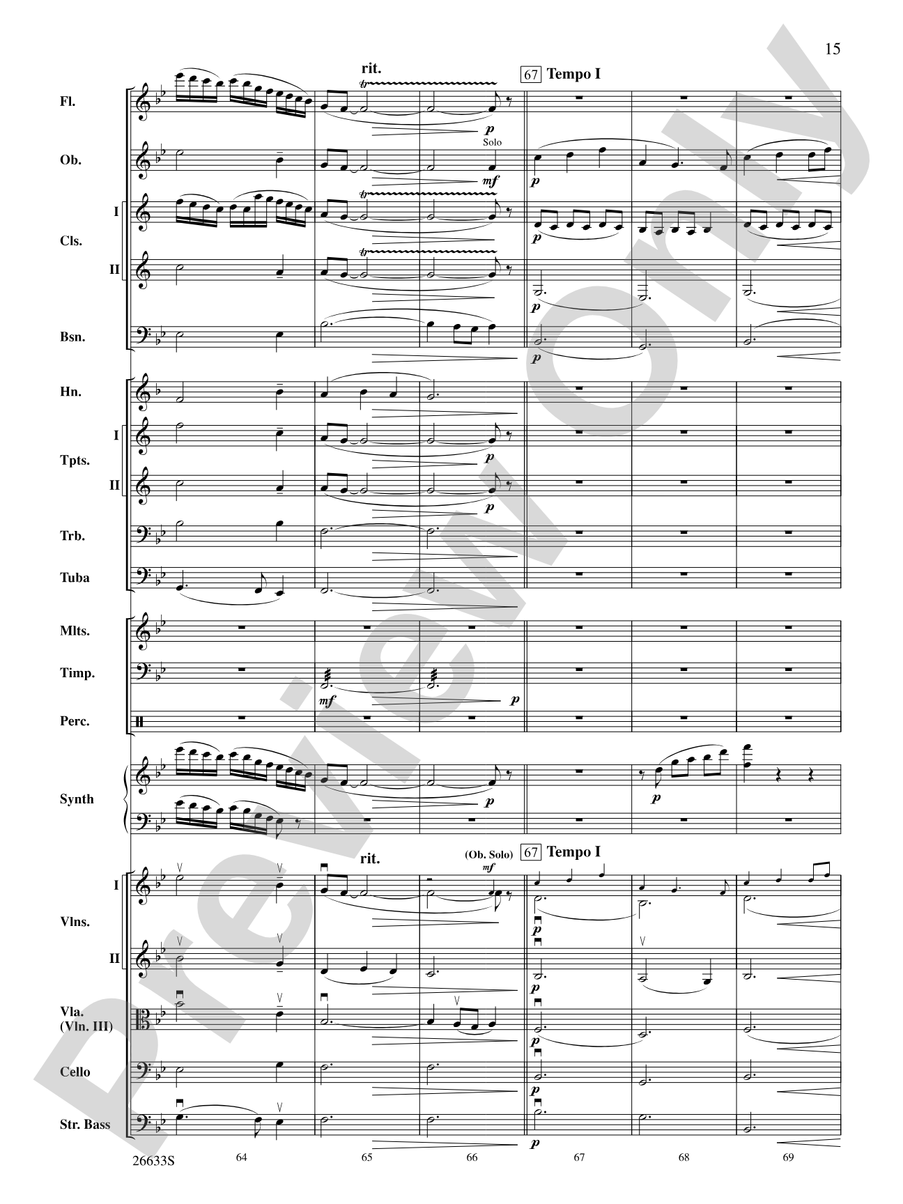 Shannon Falls: Full Orchestra Conductor Score & Parts