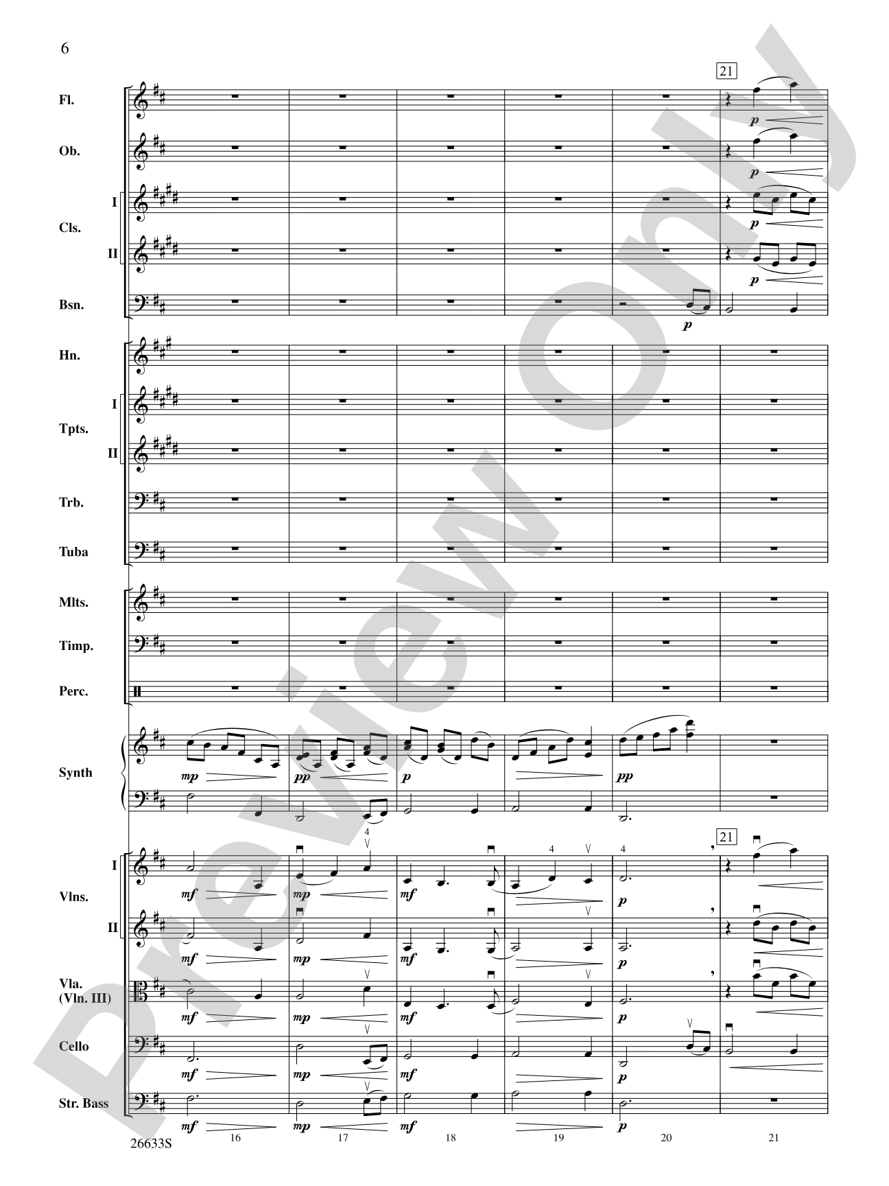 Shannon Falls: Full Orchestra Conductor Score & Parts