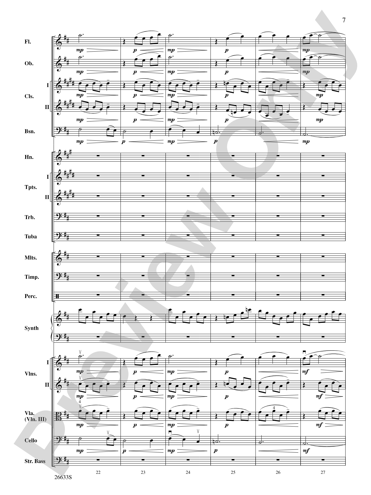 Shannon Falls: Full Orchestra Conductor Score & Parts