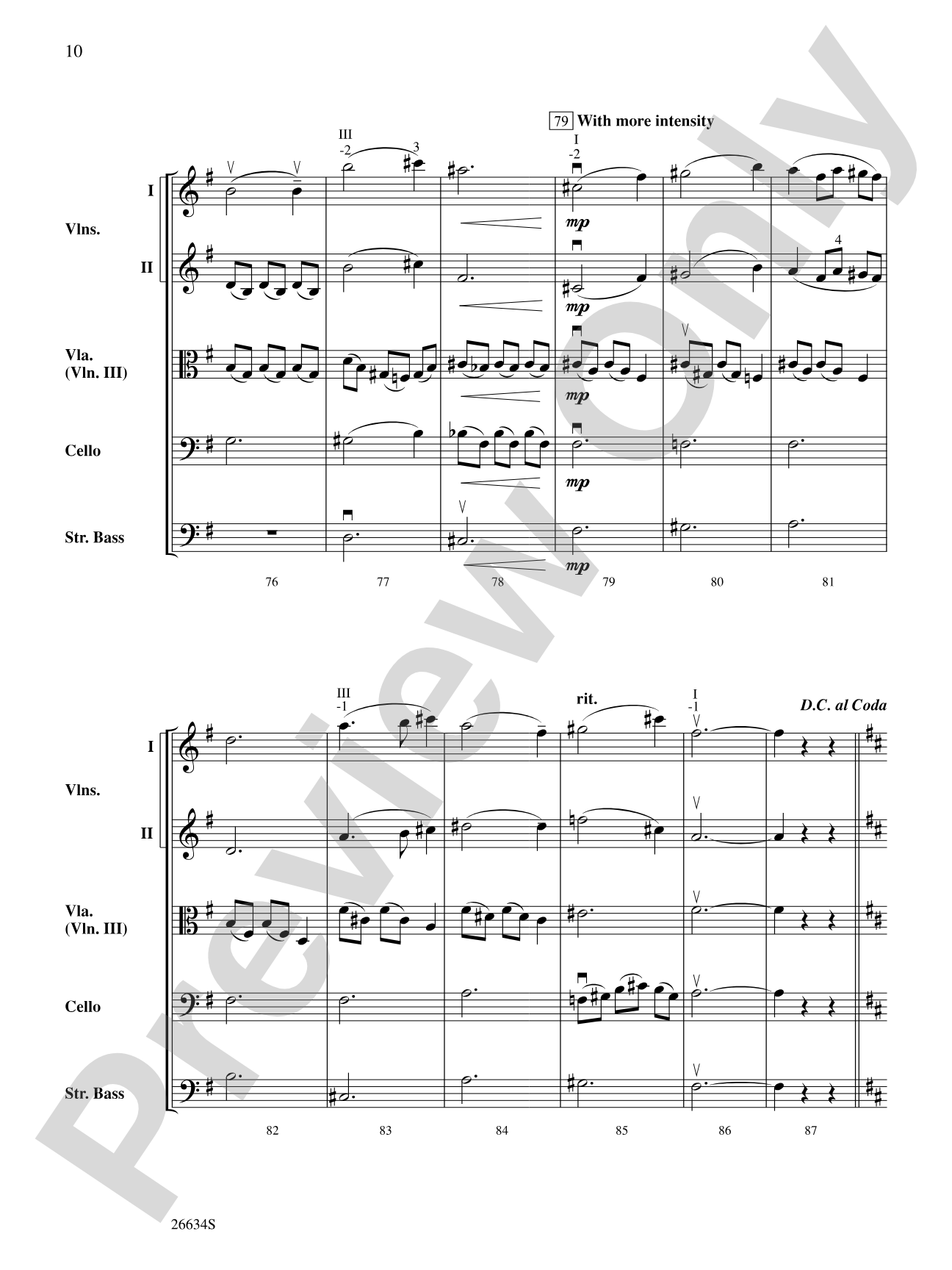 Ghosts of the Taman Negara: String Orchestra Conductor Score & Parts
