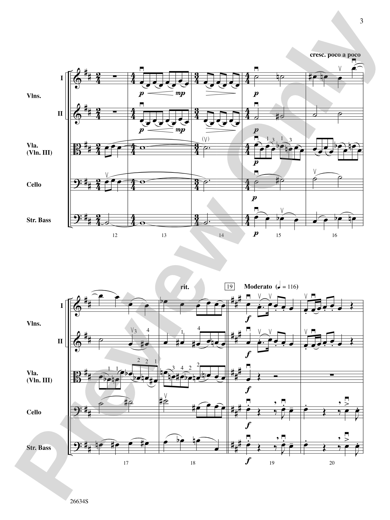 Ghosts of the Taman Negara: String Orchestra Conductor Score & Parts