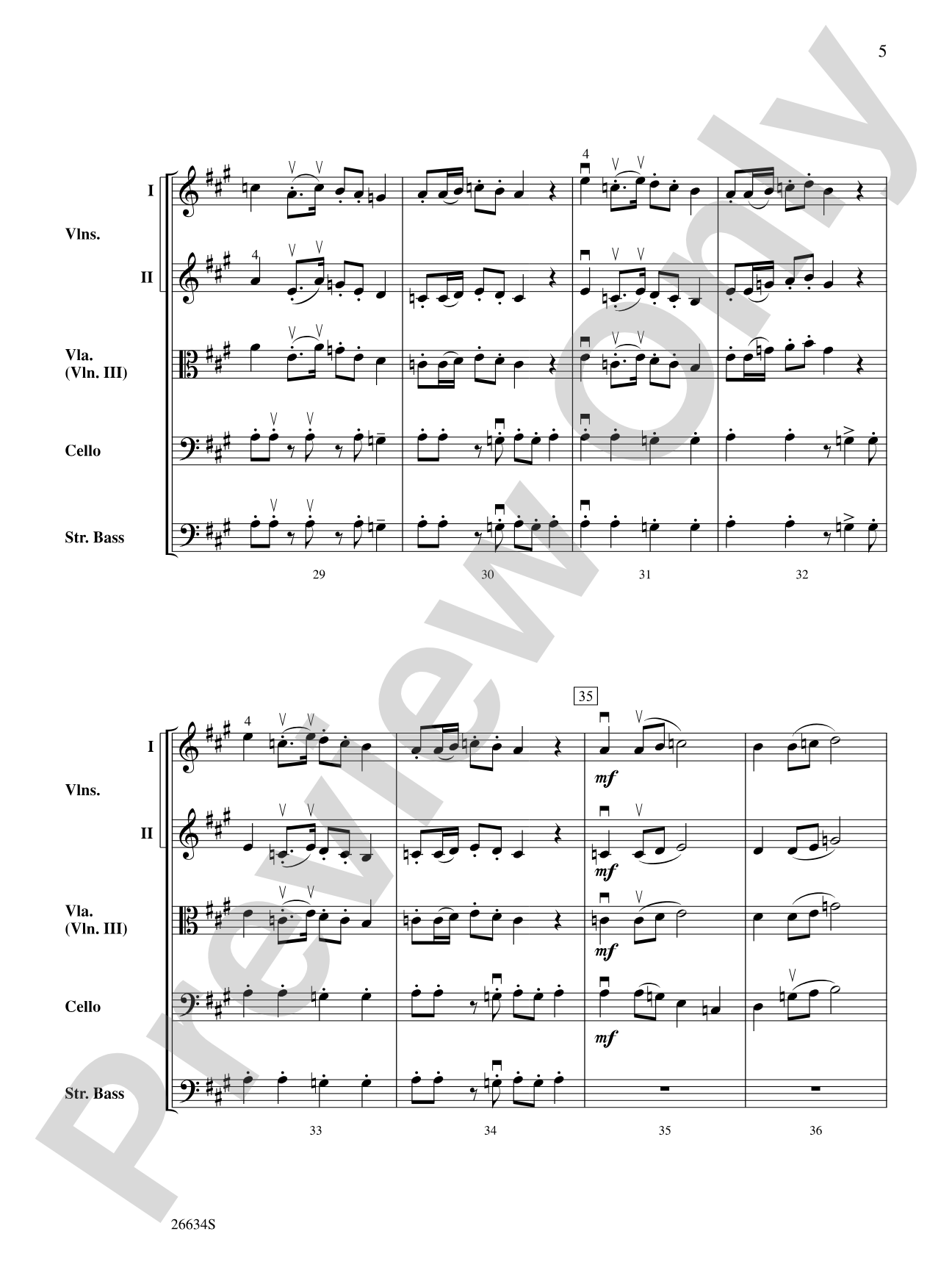 Ghosts of the Taman Negara: String Orchestra Conductor Score & Parts