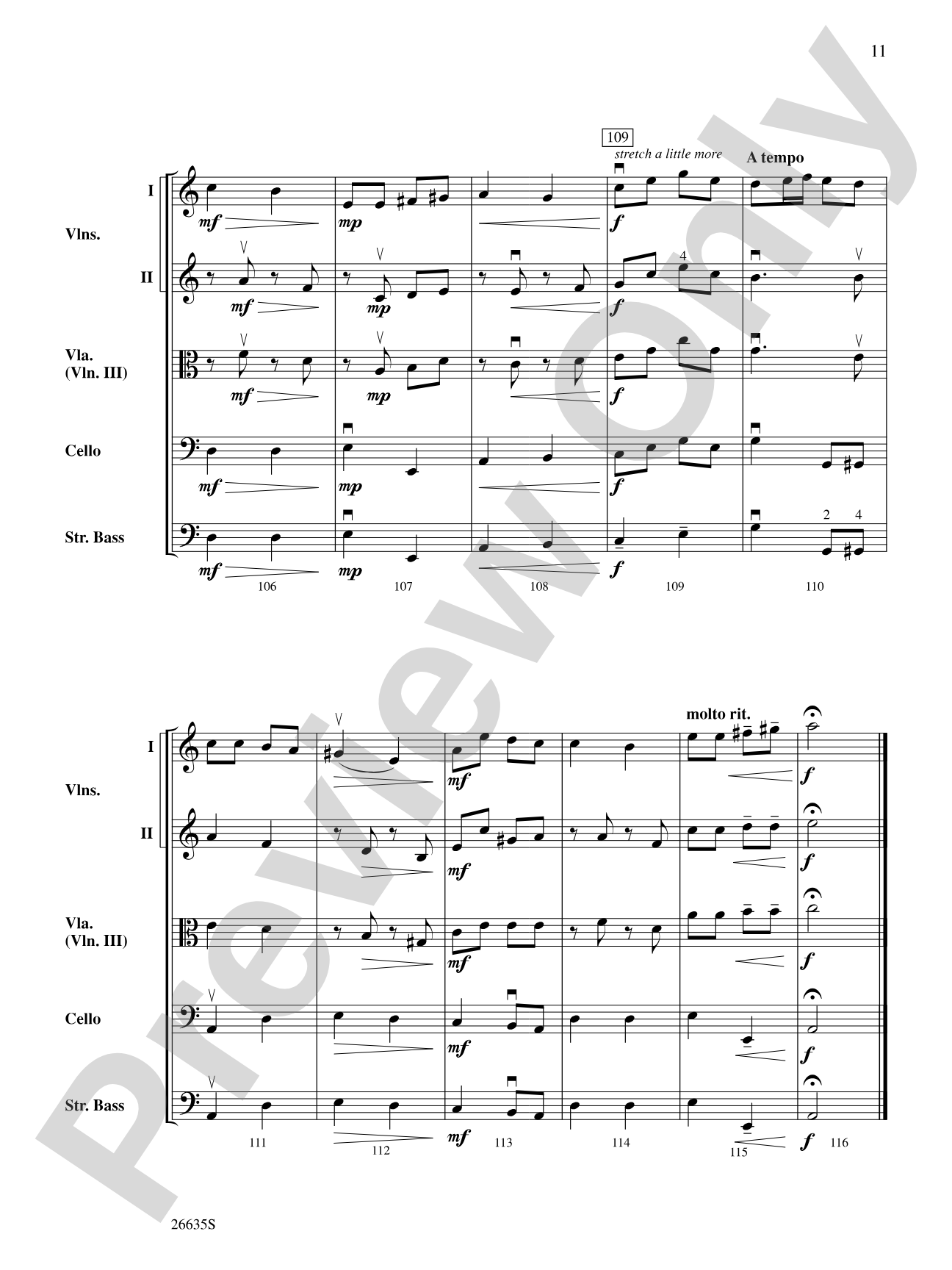 Christmastime in Russia: String Orchestra Conductor Score & Parts