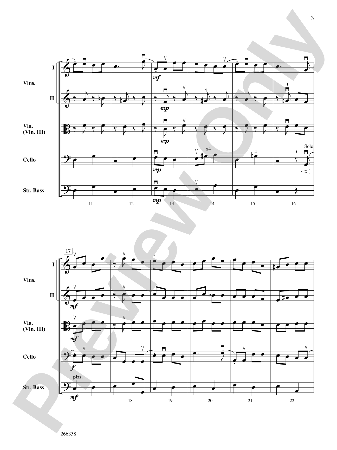 Christmastime in Russia: String Orchestra Conductor Score & Parts