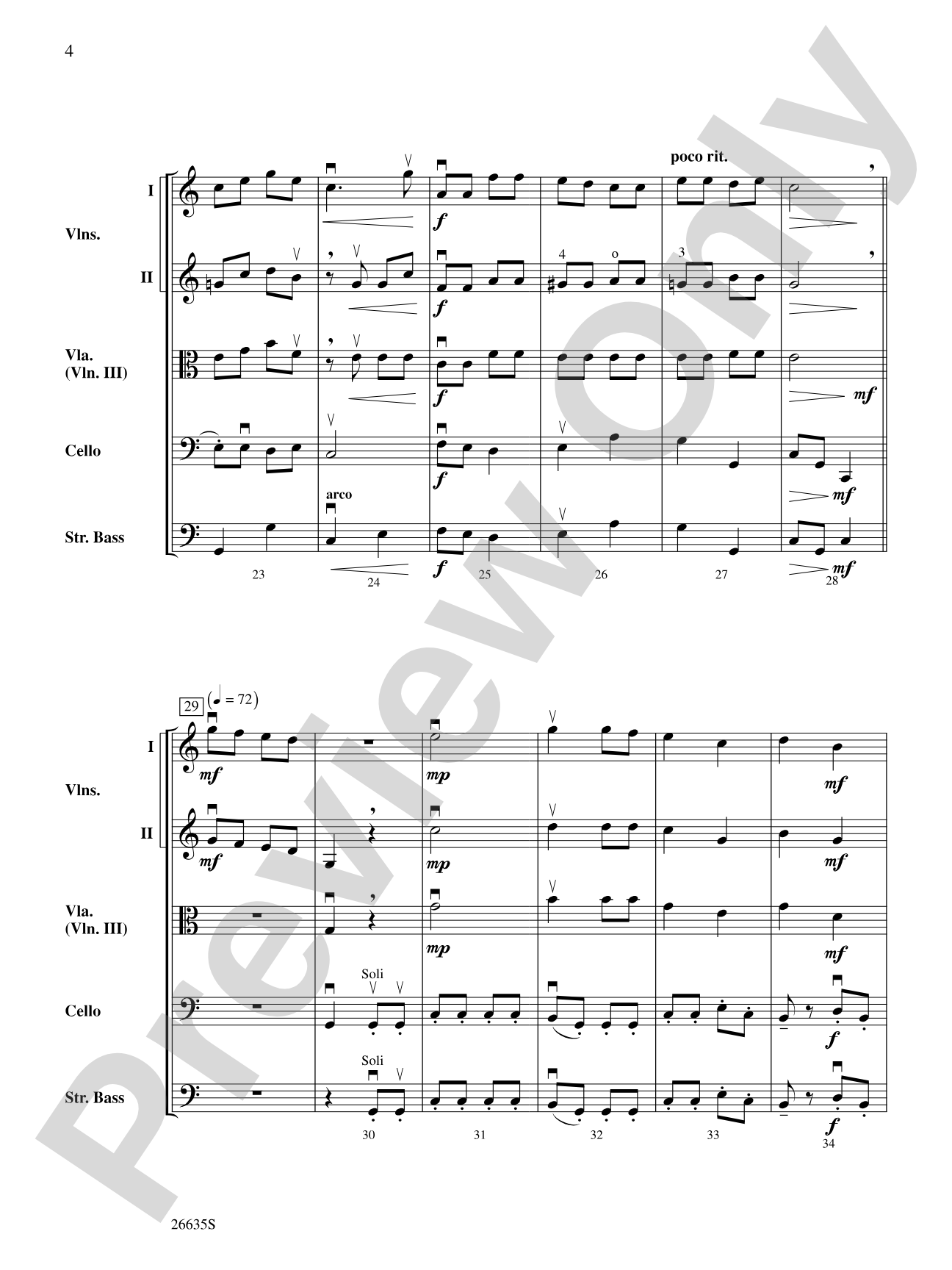 Christmastime in Russia: String Orchestra Conductor Score & Parts