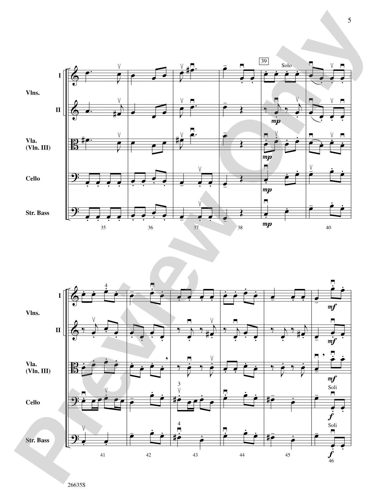 Christmastime in Russia: String Orchestra Conductor Score & Parts