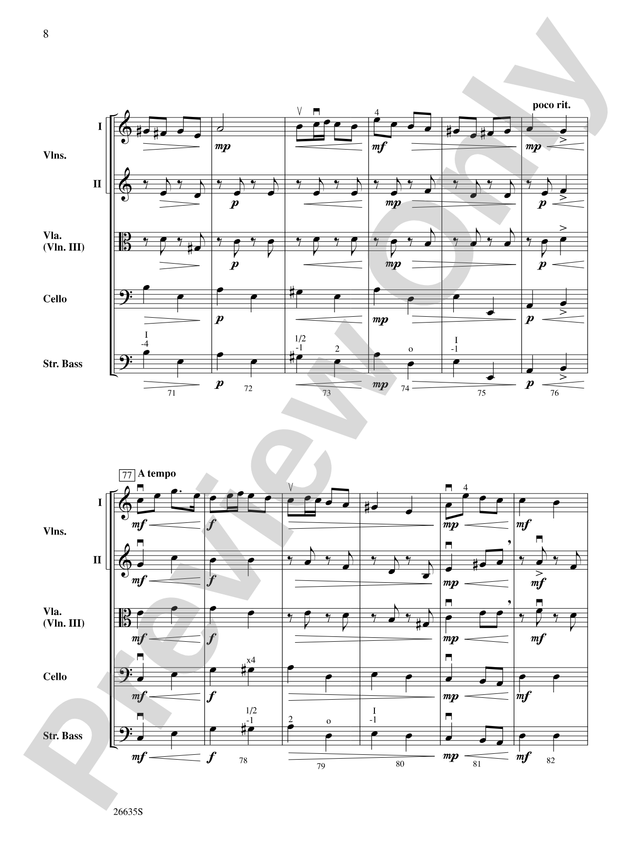 Christmastime in Russia: String Orchestra Conductor Score & Parts